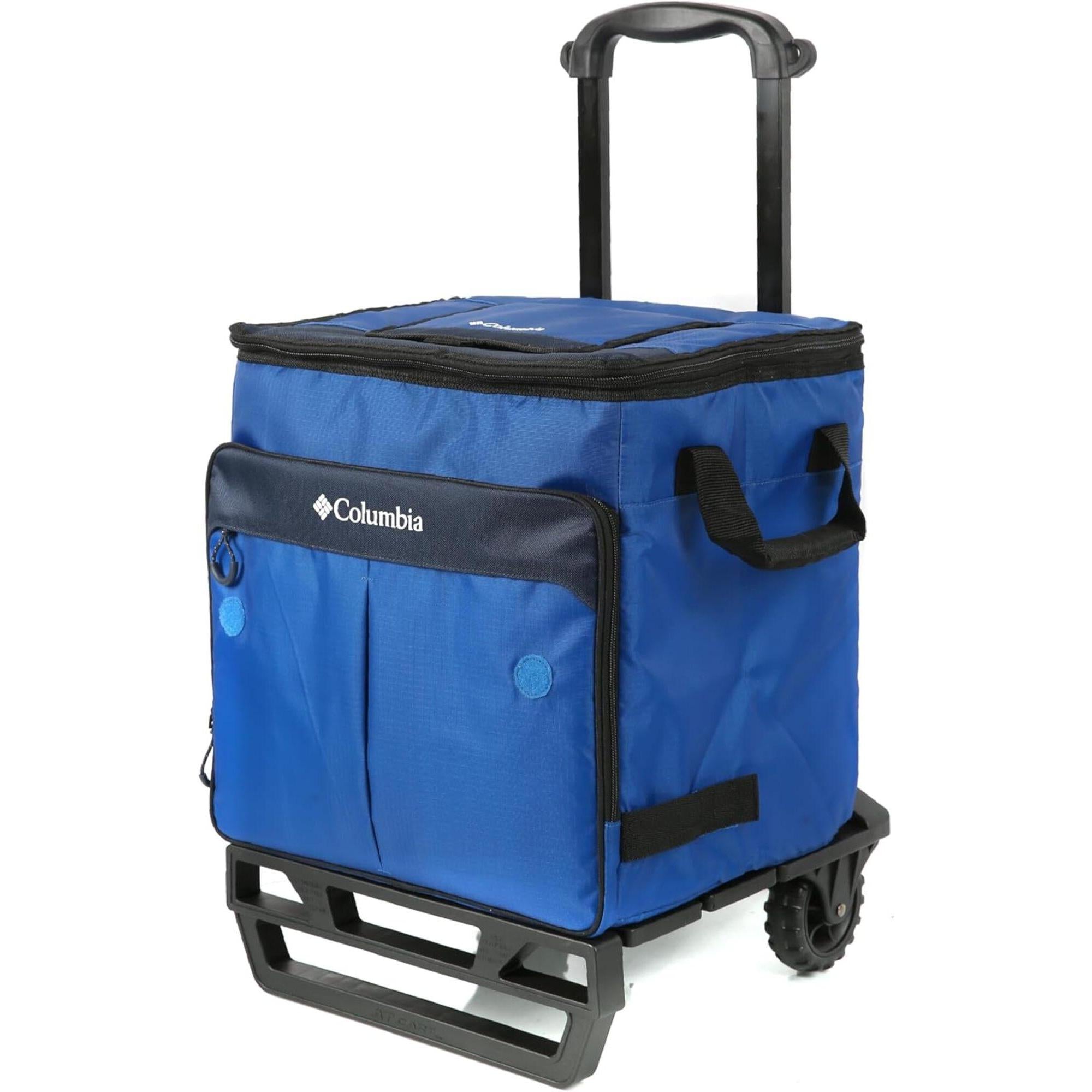 Hielera Unisex Columbia Crater Peak Family Size Collapsible Cooler with AT Cart