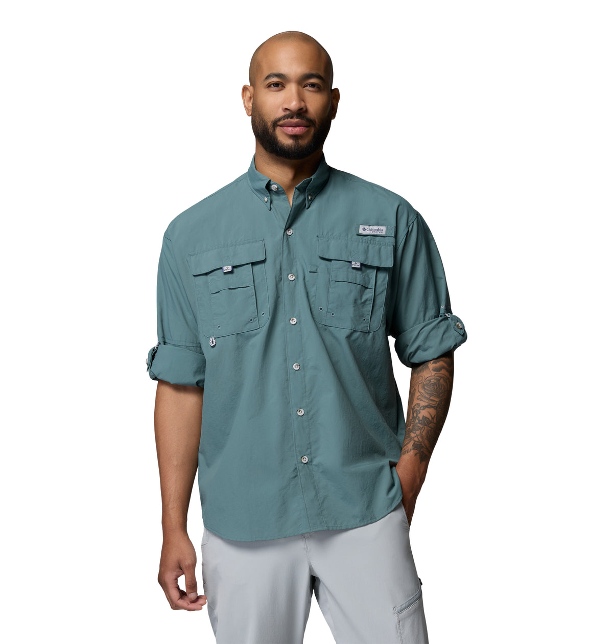 Camisa de Pesca Oversize para Hombre Columbia Bahama II L/S Shirt