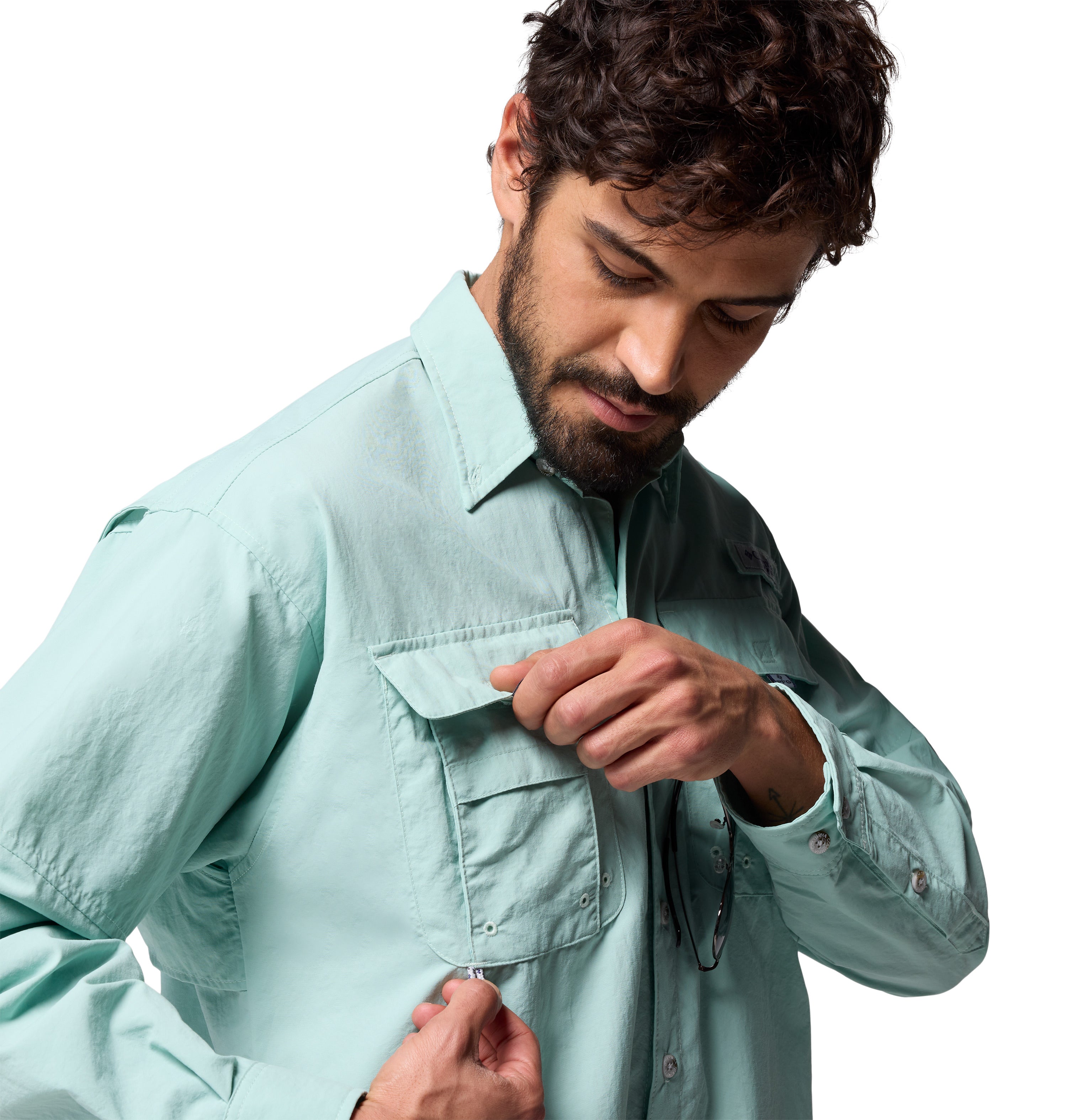 Camisa de manga larga para hombre Columbia Bahama II