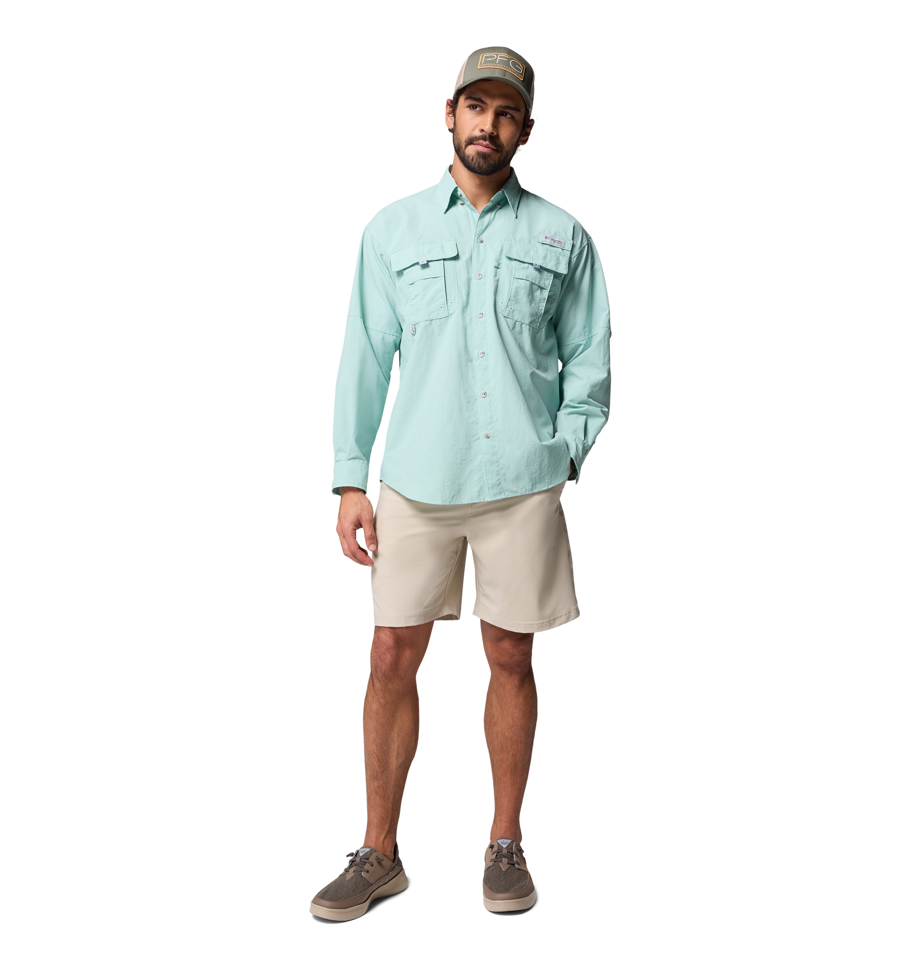 Camisa de manga larga para hombre Columbia Bahama II