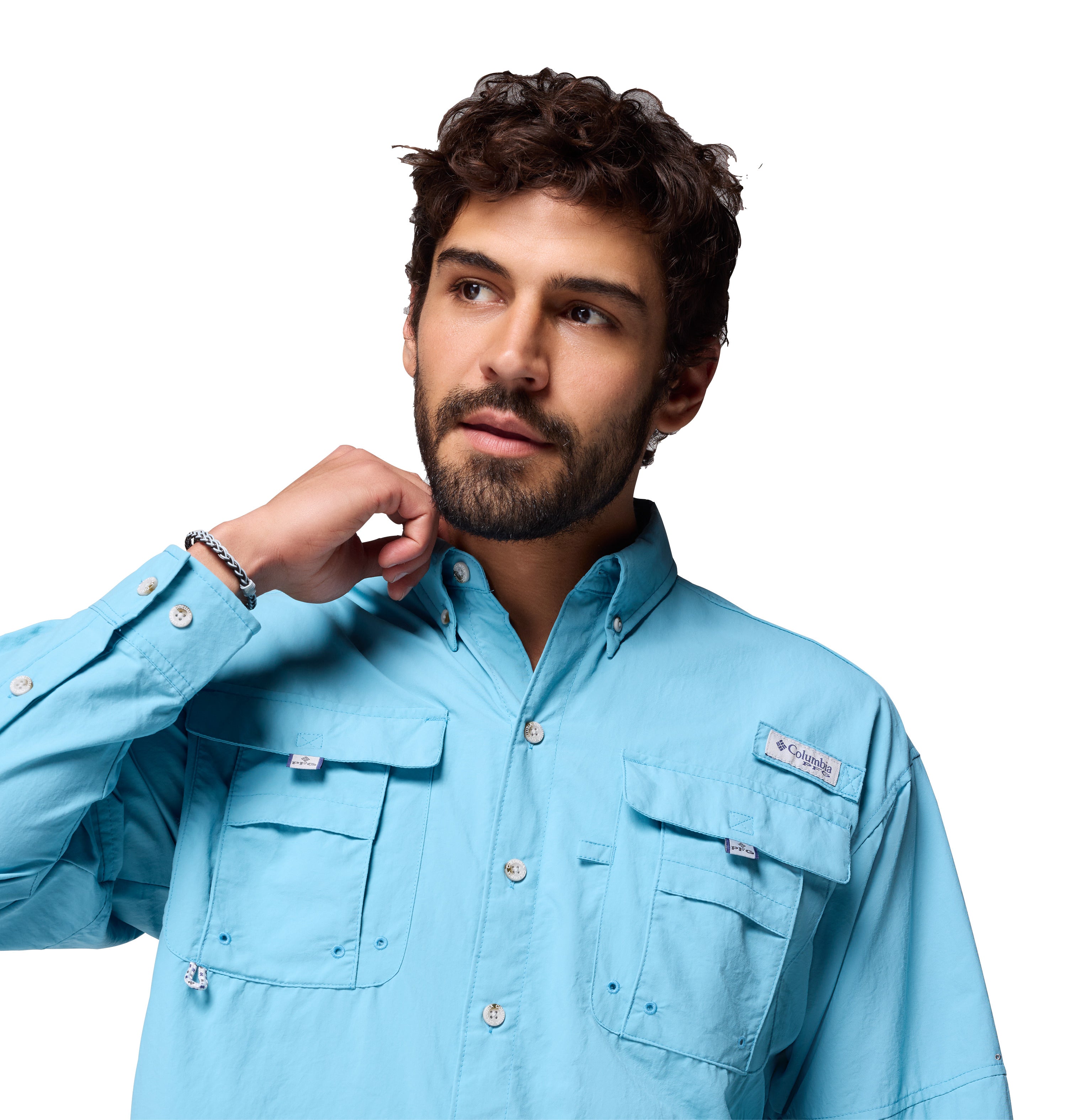 Camisa de manga larga para hombre Columbia Bahama II