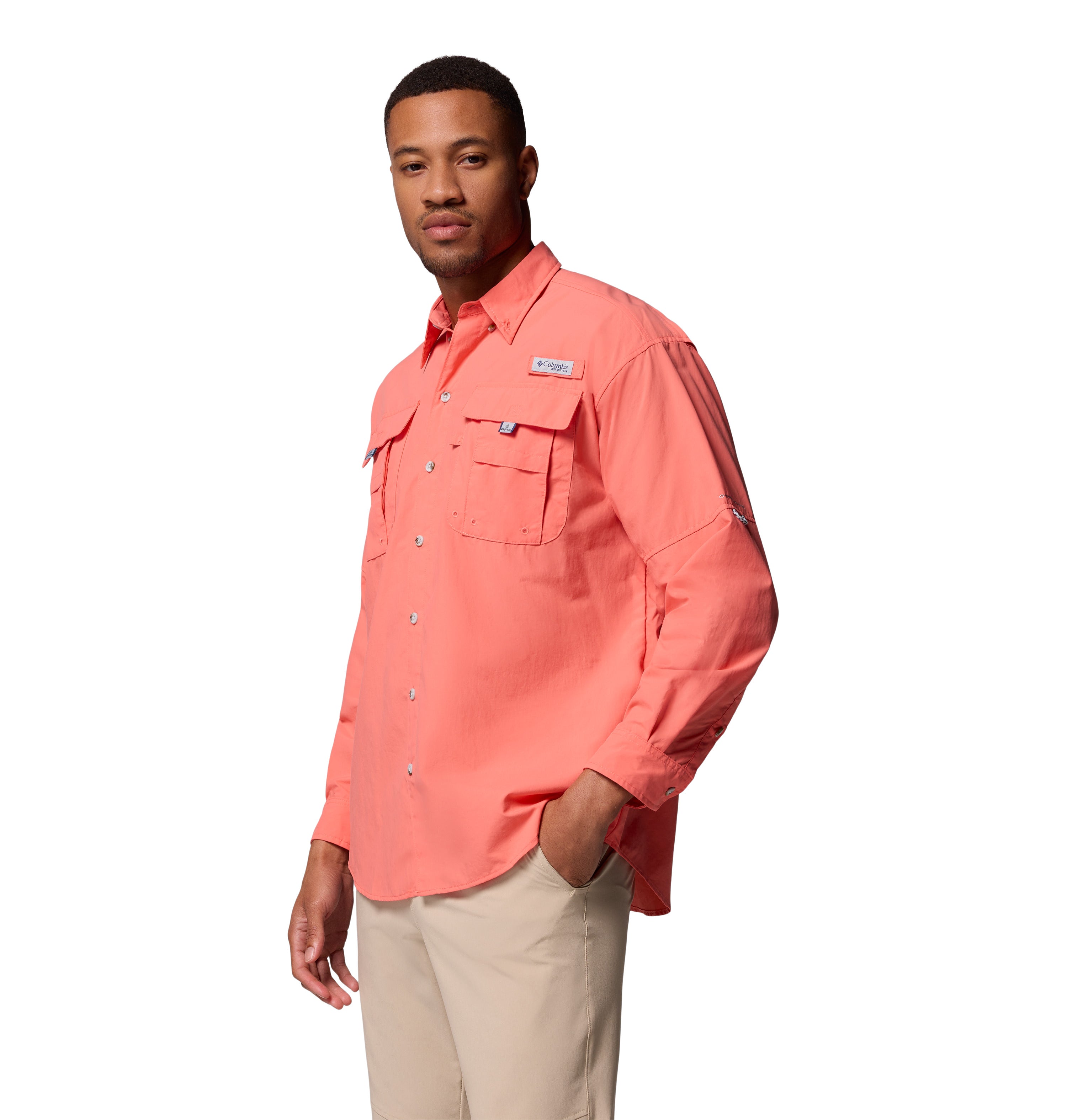 Camisa de manga larga para hombre Columbia Bahama II