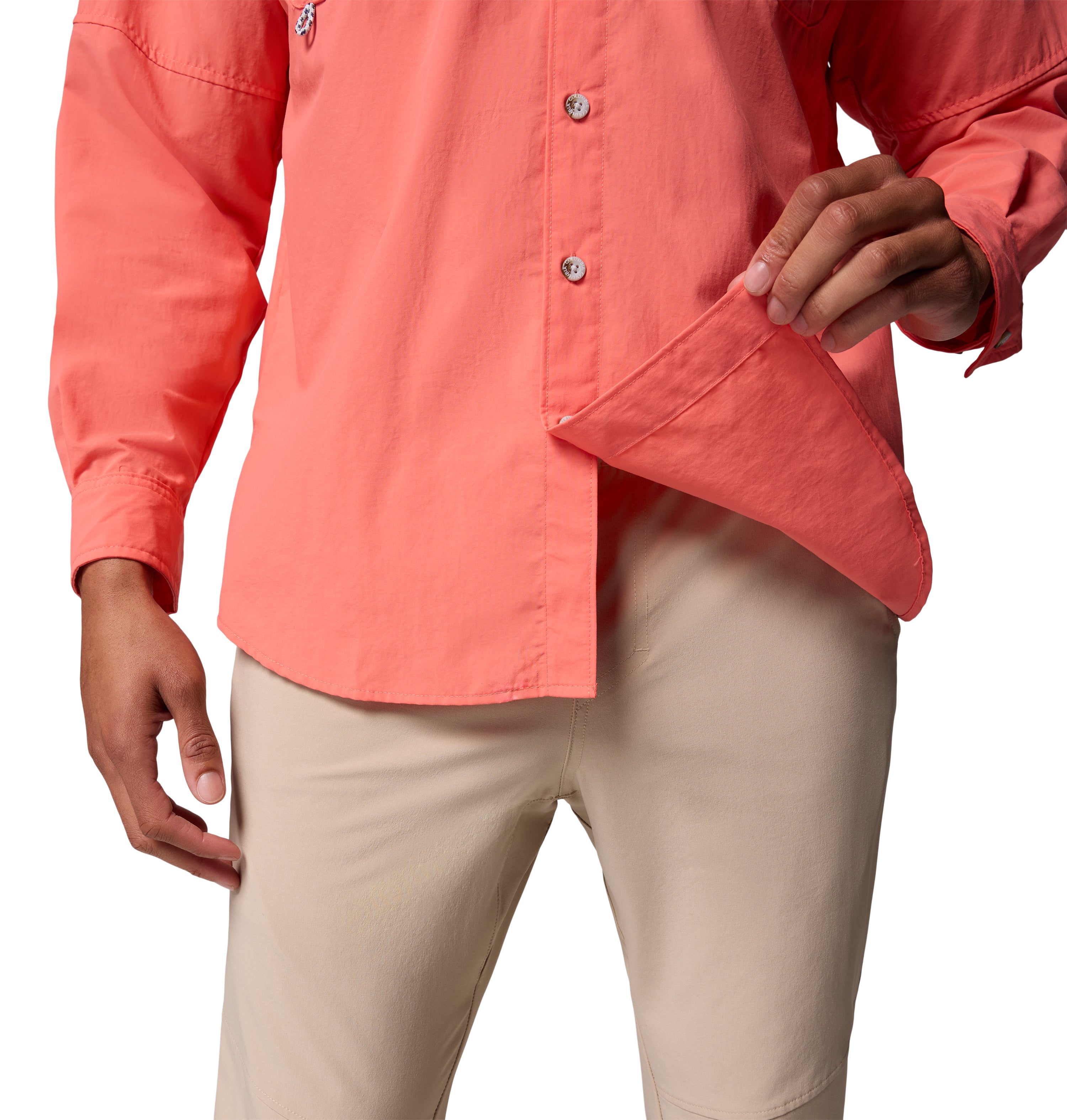 Camisa de manga larga para hombre Columbia Bahama II