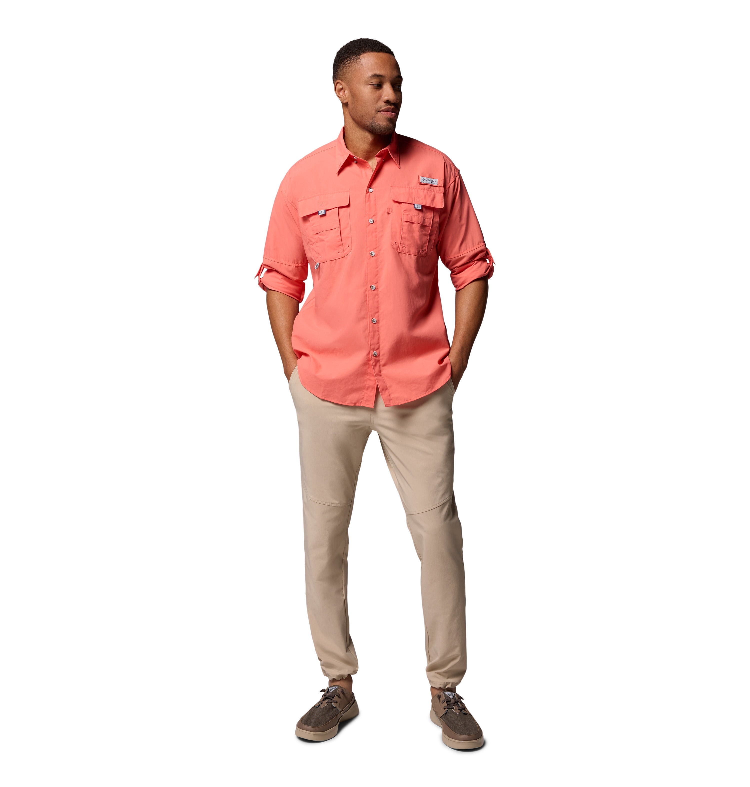 Camisa de manga larga para hombre Columbia Bahama II