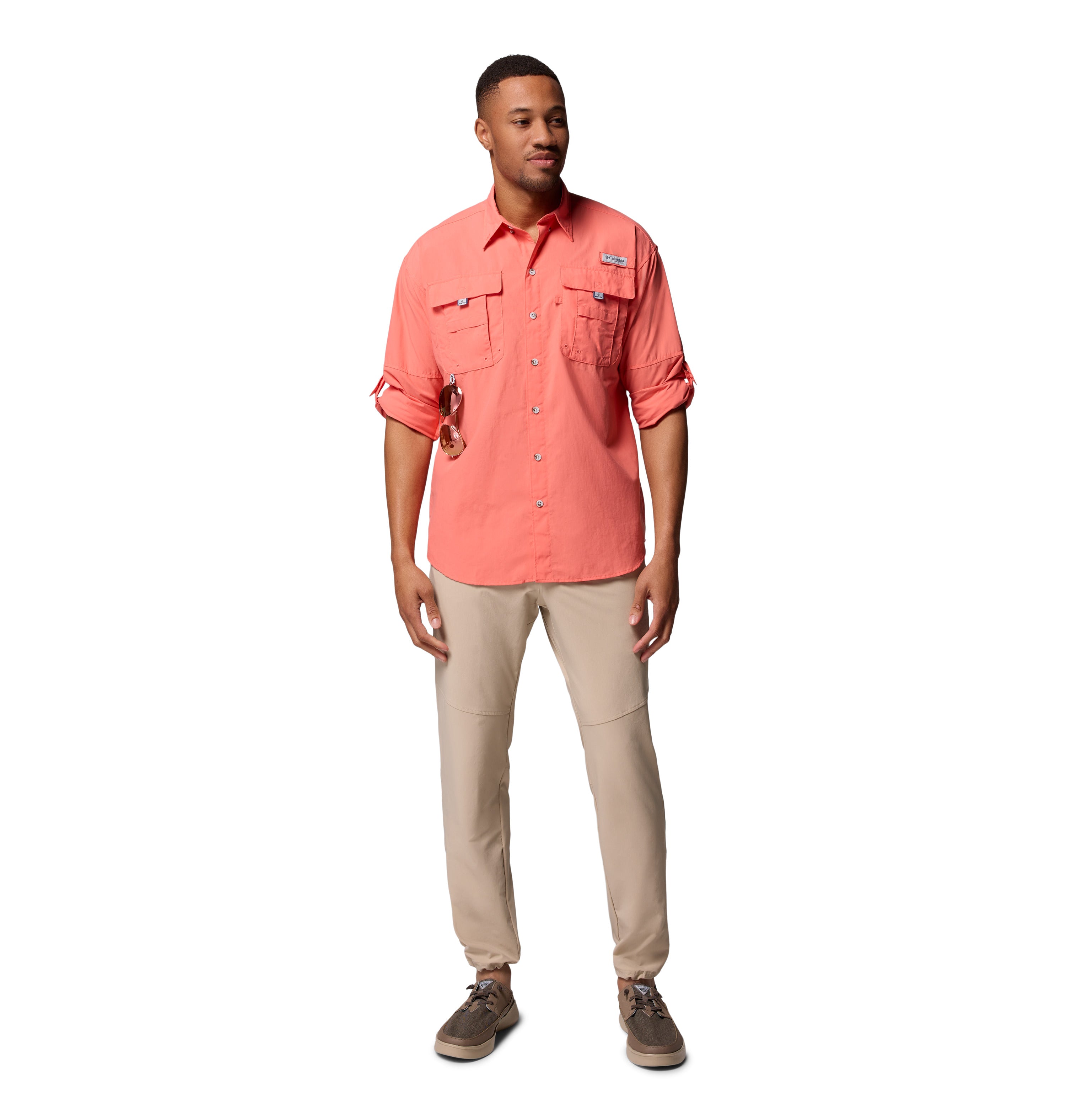 Camisa de manga larga para hombre Columbia Bahama II