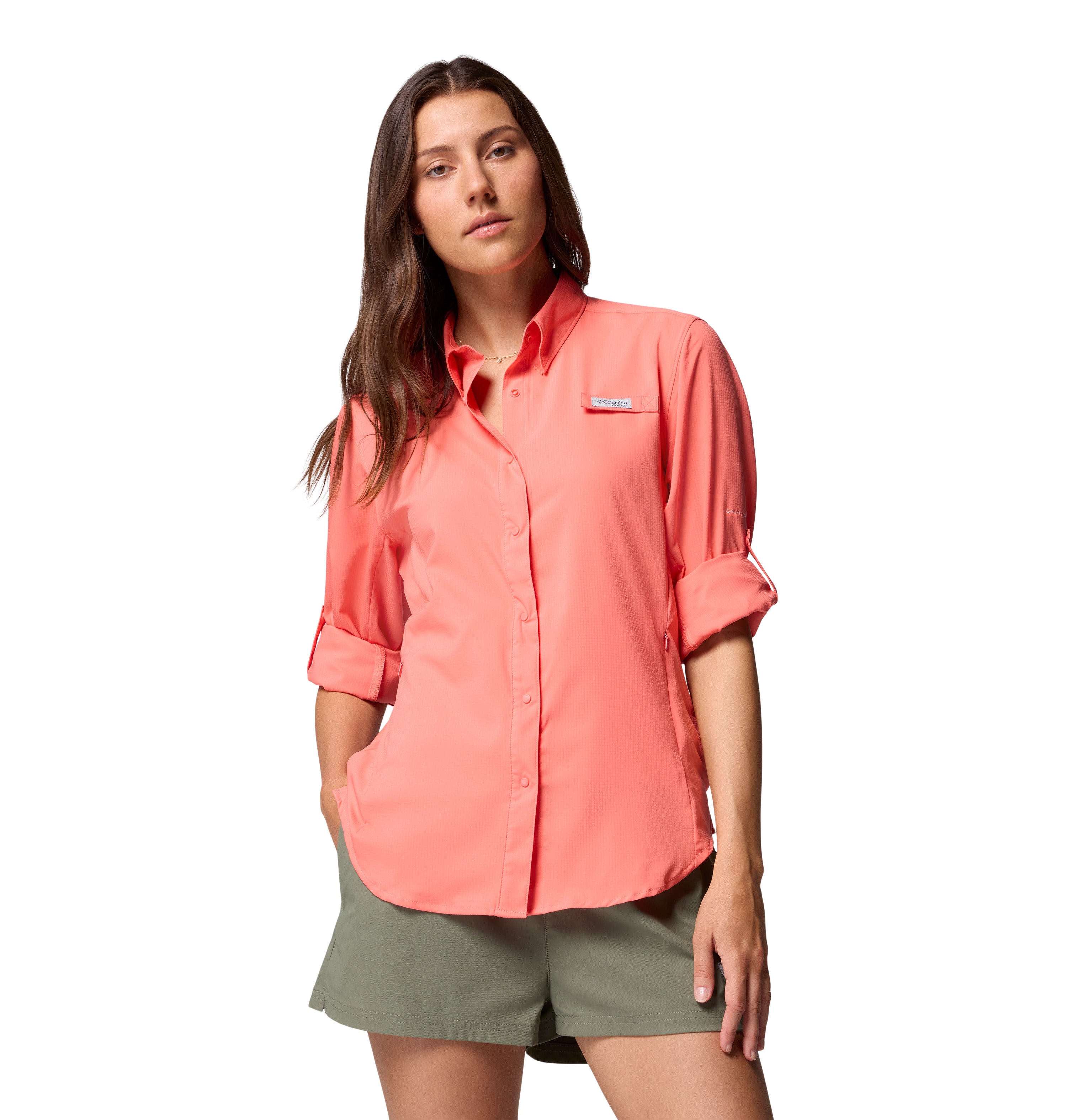 Camisa de Pesca Mujer Manga Larga Tamiami II | Ropa Outdoor | Columbia MX