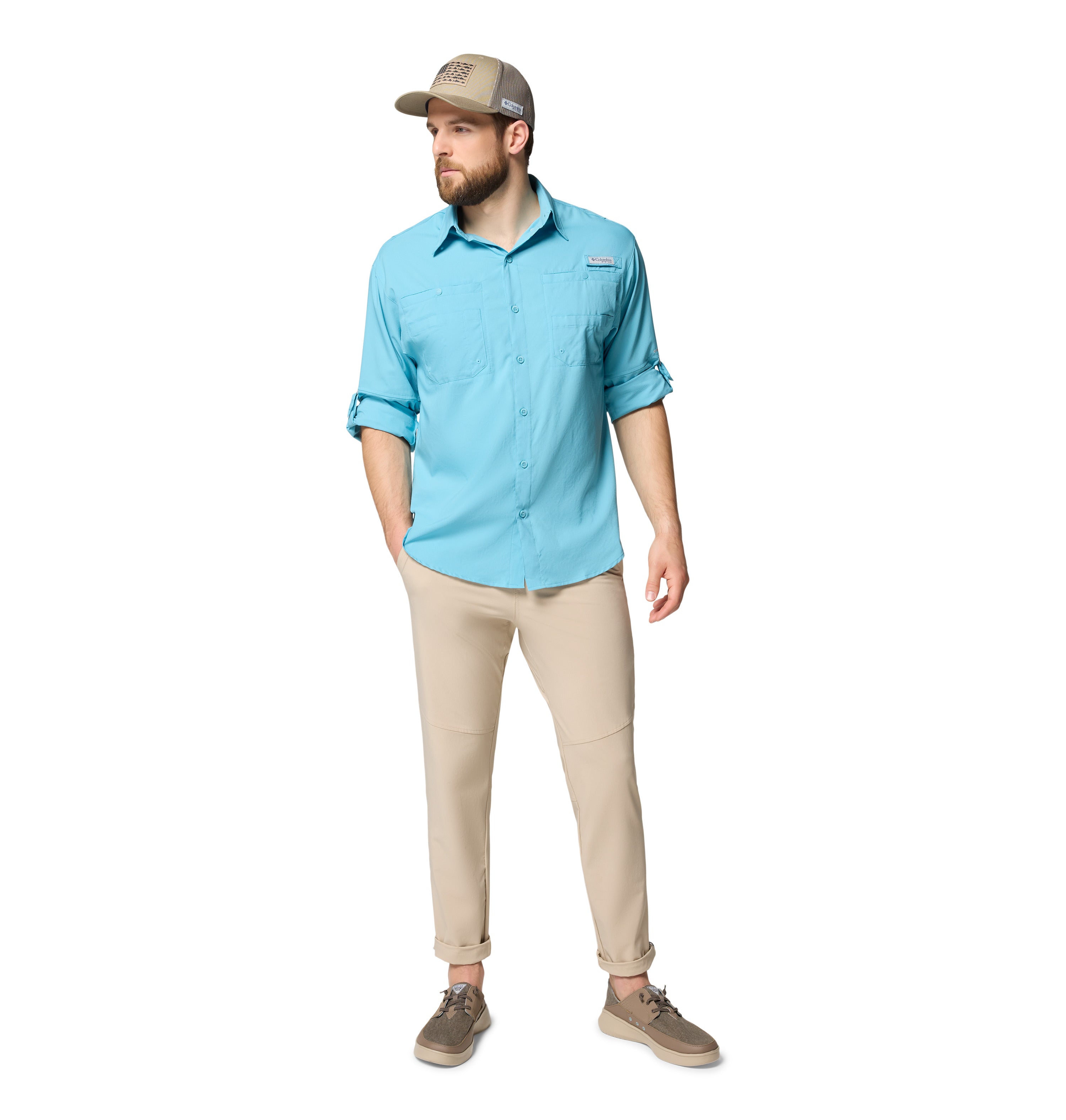 Camisa de manga larga para hombre Columbia Tamiami II