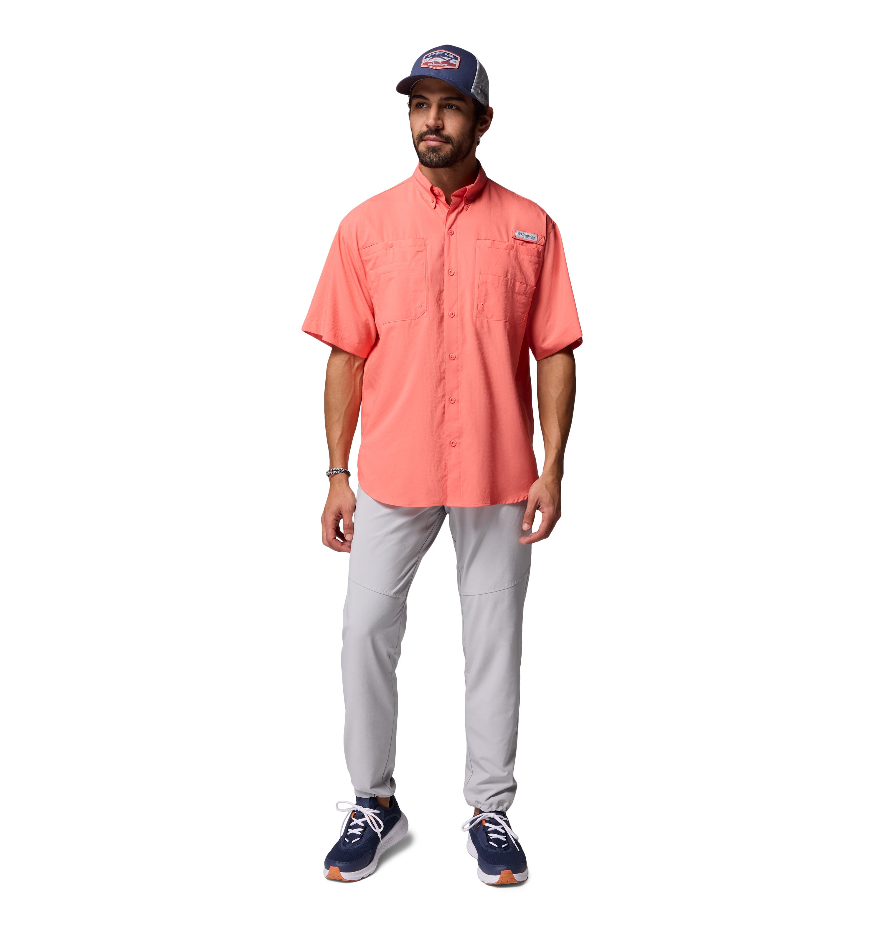 Camisa de manga corta para hombre Columbia Tamiami II