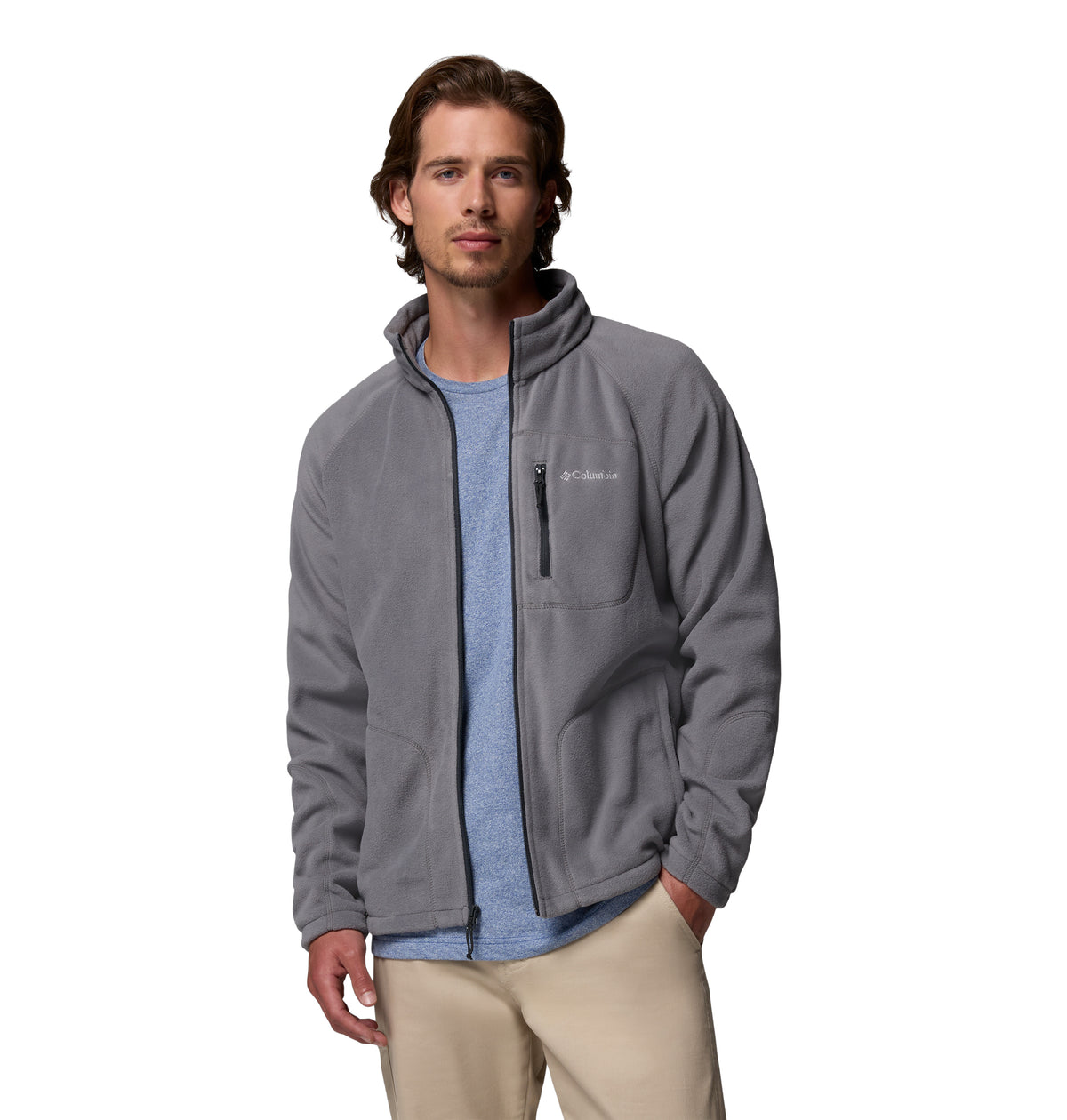 Chamarra del Fleece para Hombre Columbia Fast Trek II Full Zip Fleece