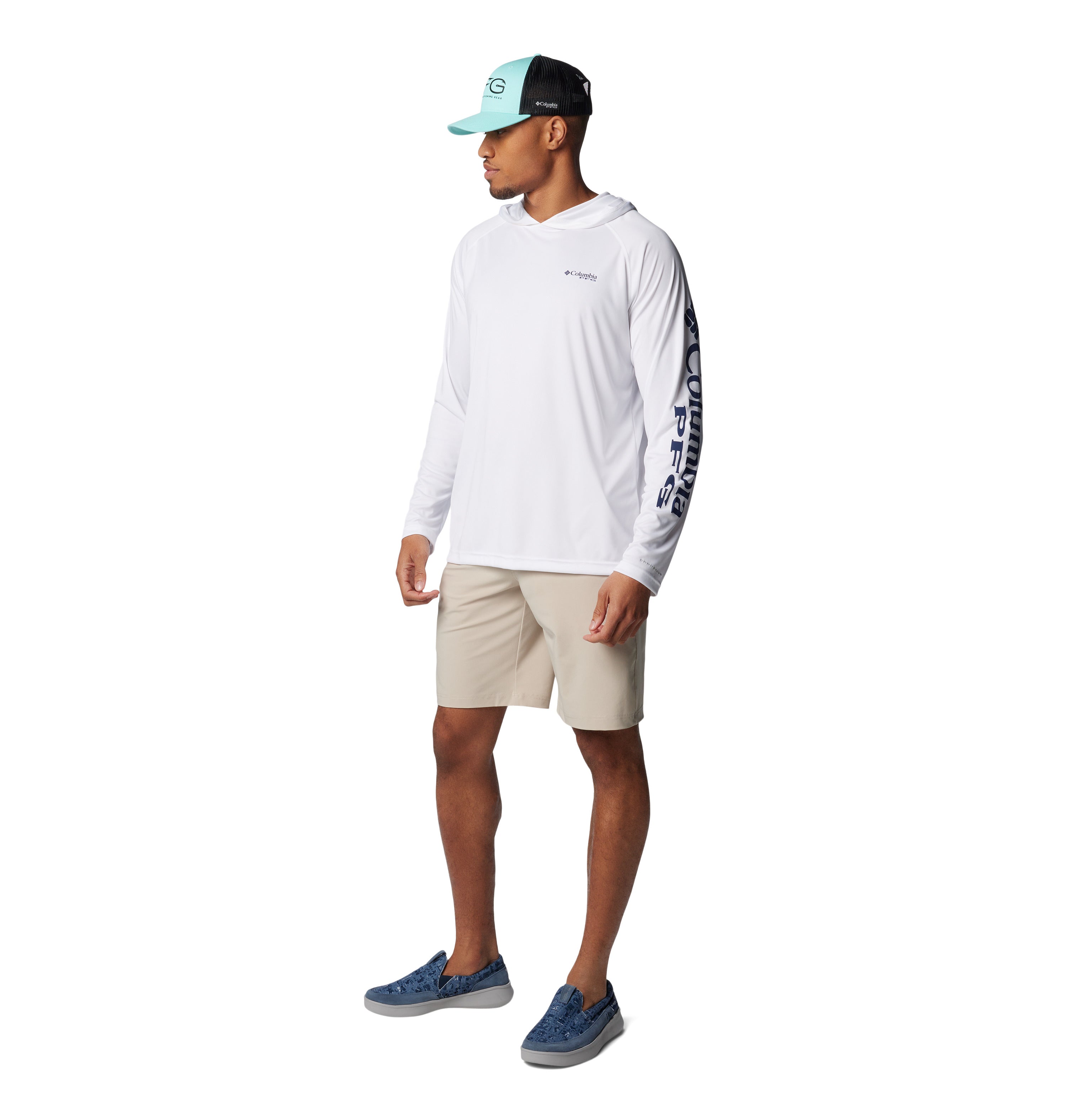 Playera con gorro para hombre Columbia Terminal Tackle