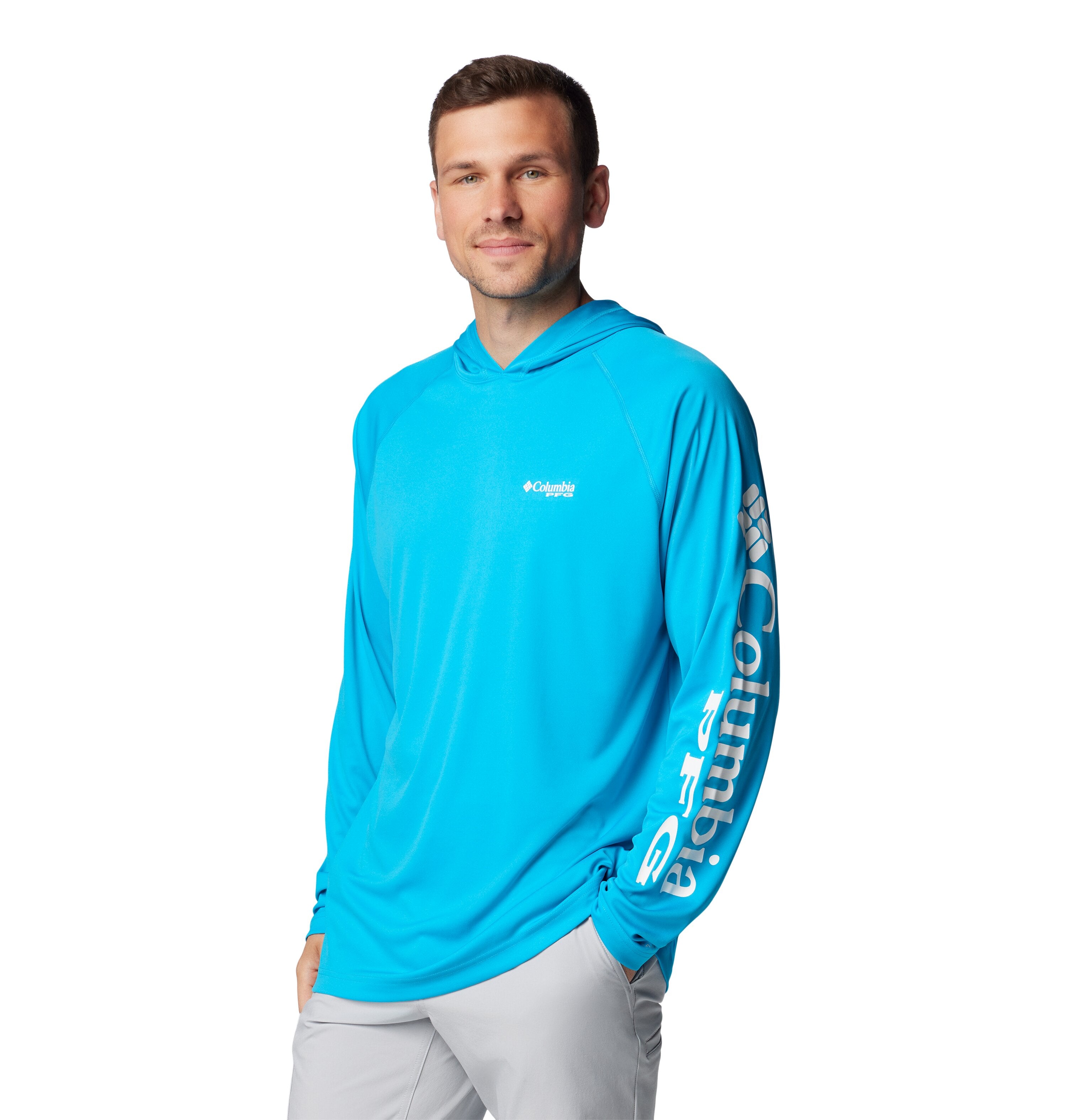 Playera con gorro para hombre Columbia Terminal Tackle