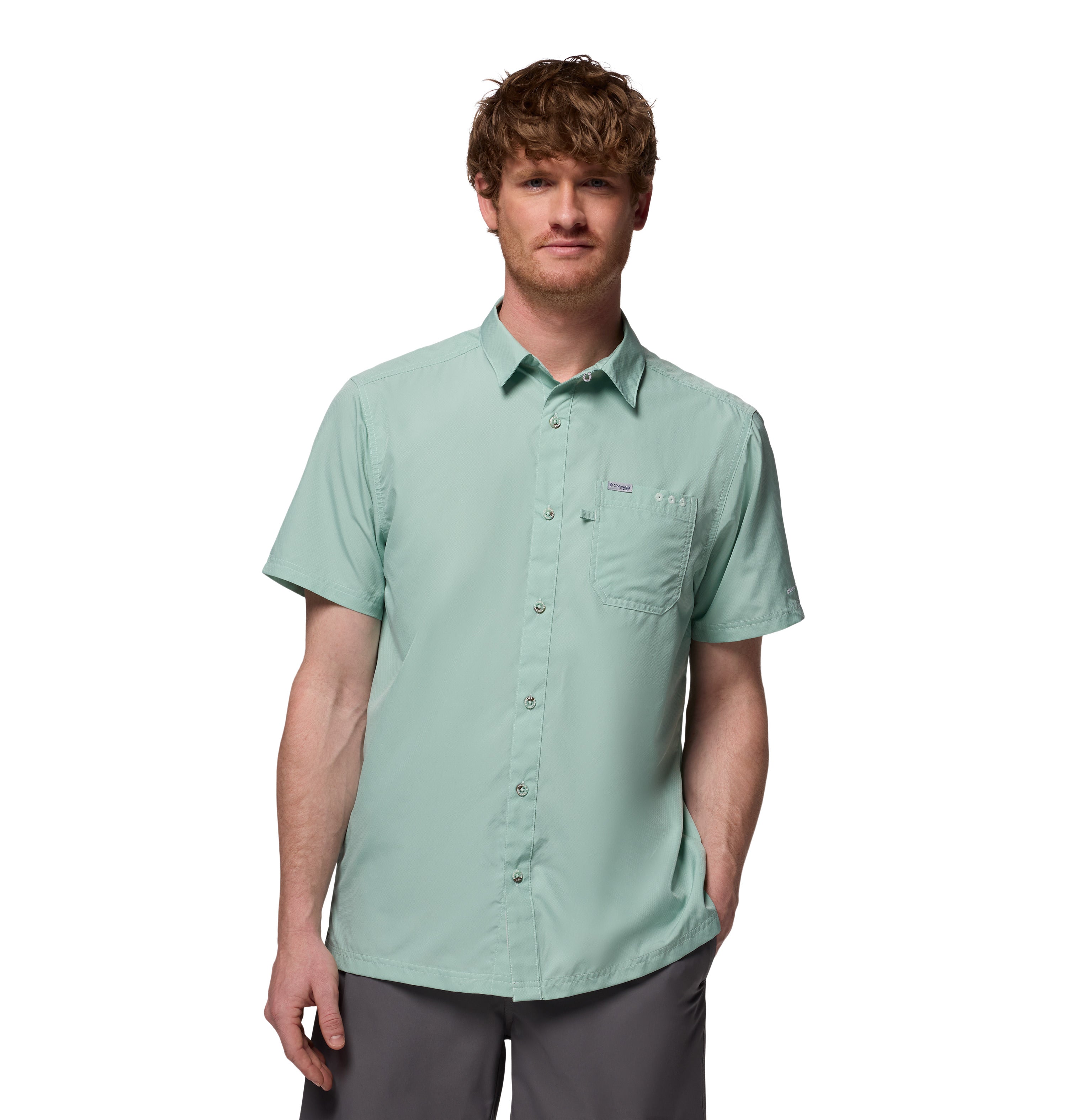 Camisa de manga corta para hombre Columbia Slack Tide Camp