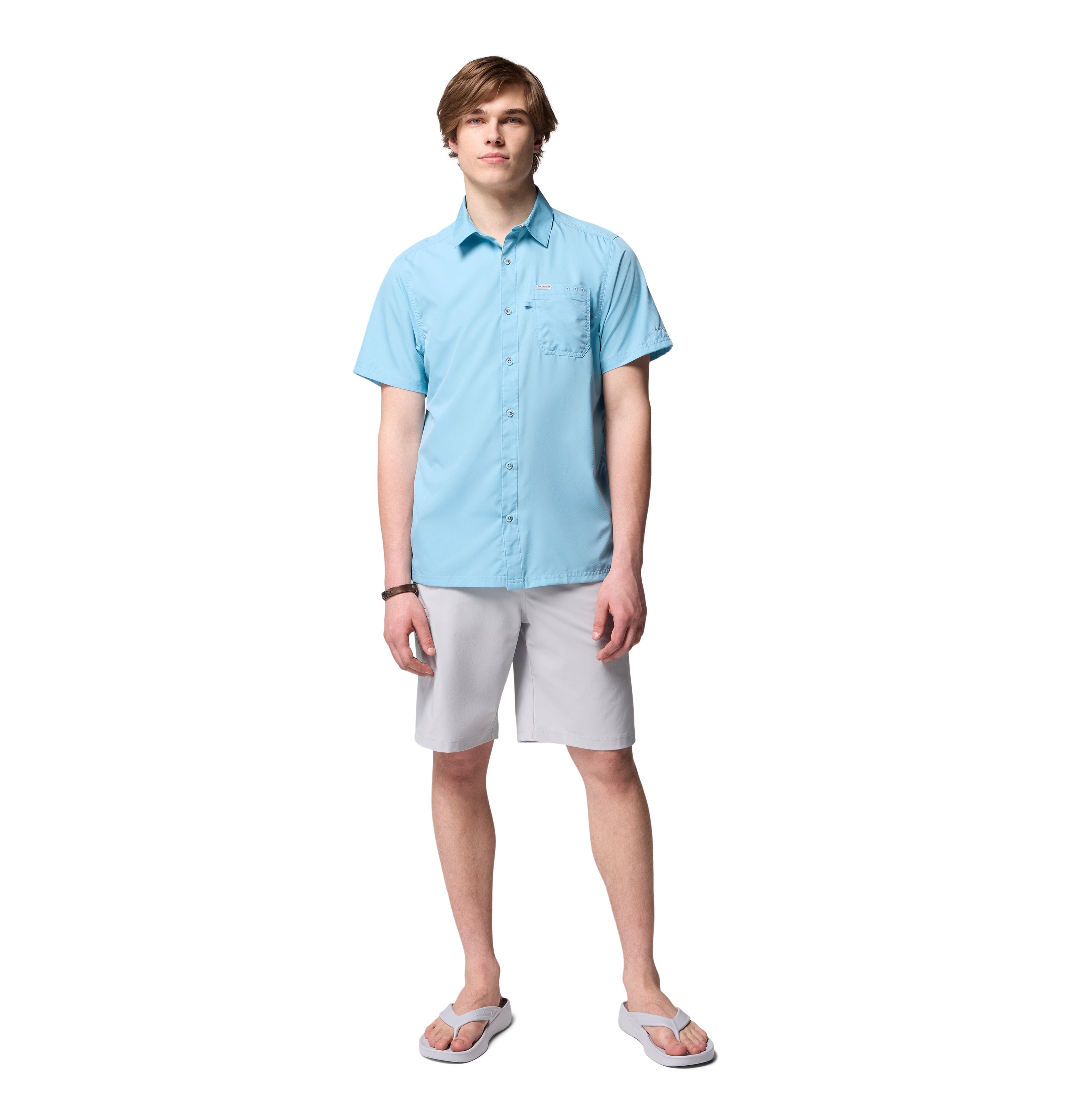 Camisa de manga corta para hombre Columbia Slack Tide Camp