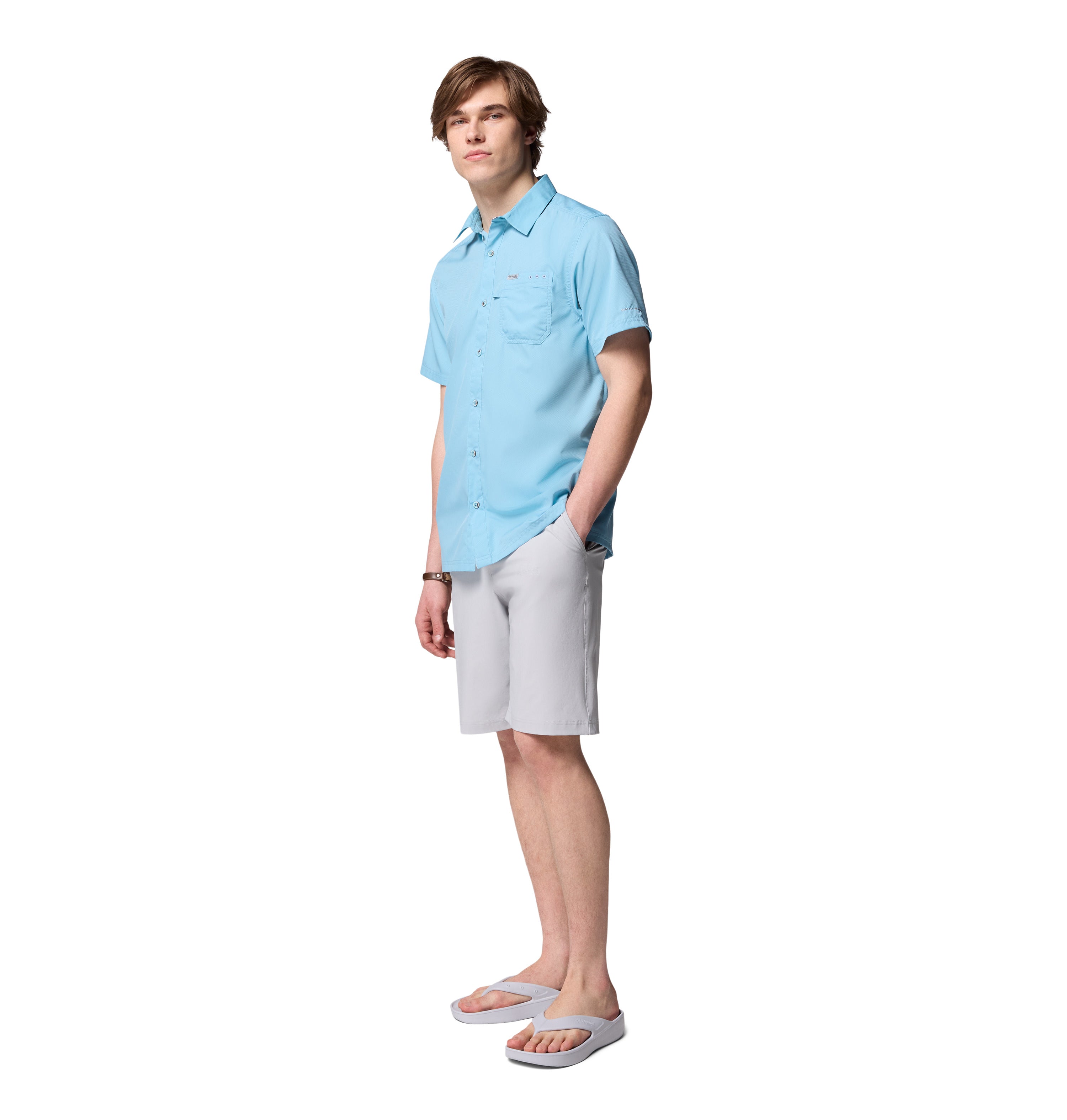 Camisa de manga corta para hombre Columbia Slack Tide Camp