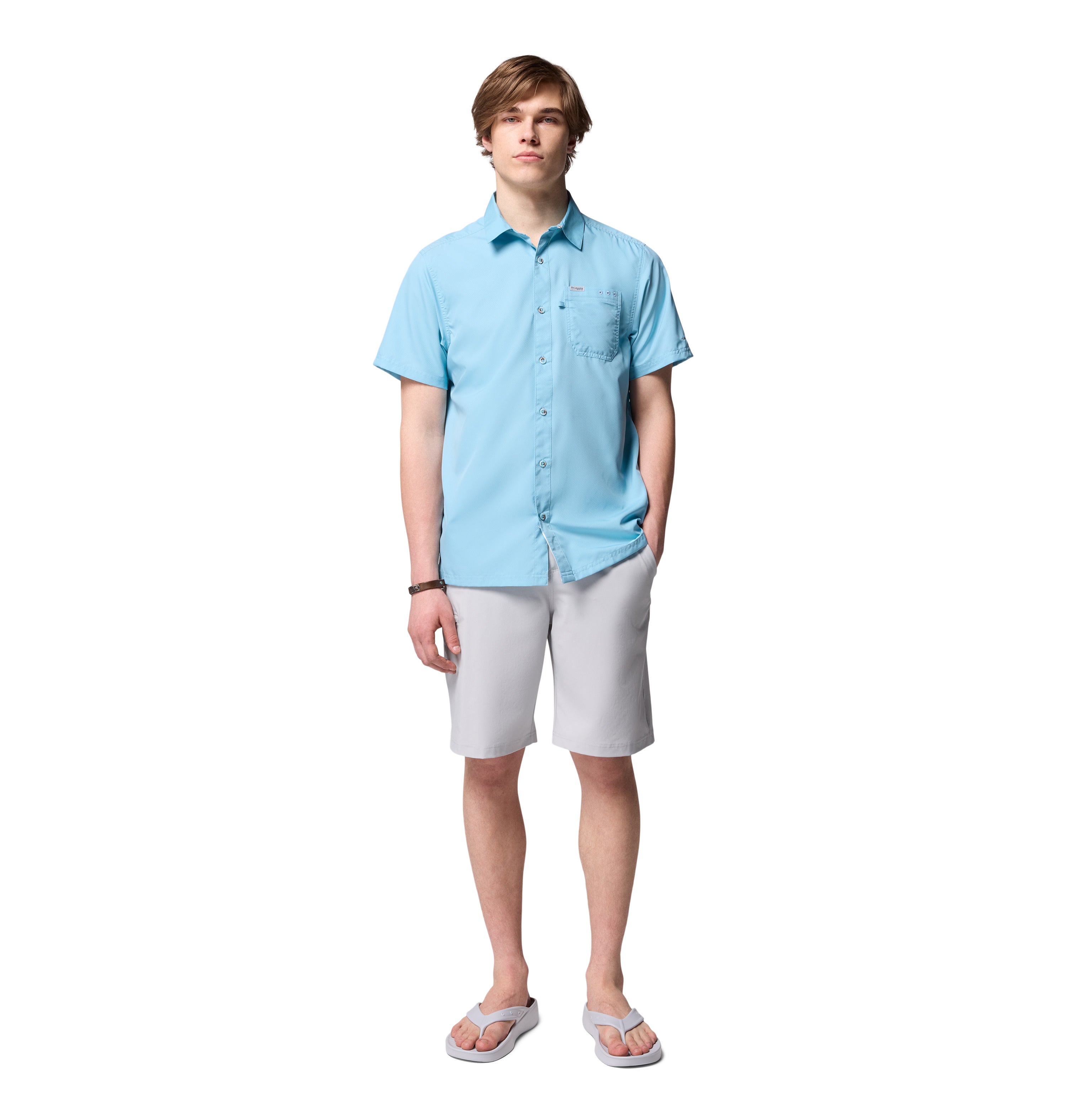 Camisa de manga corta para hombre Columbia Slack Tide Camp