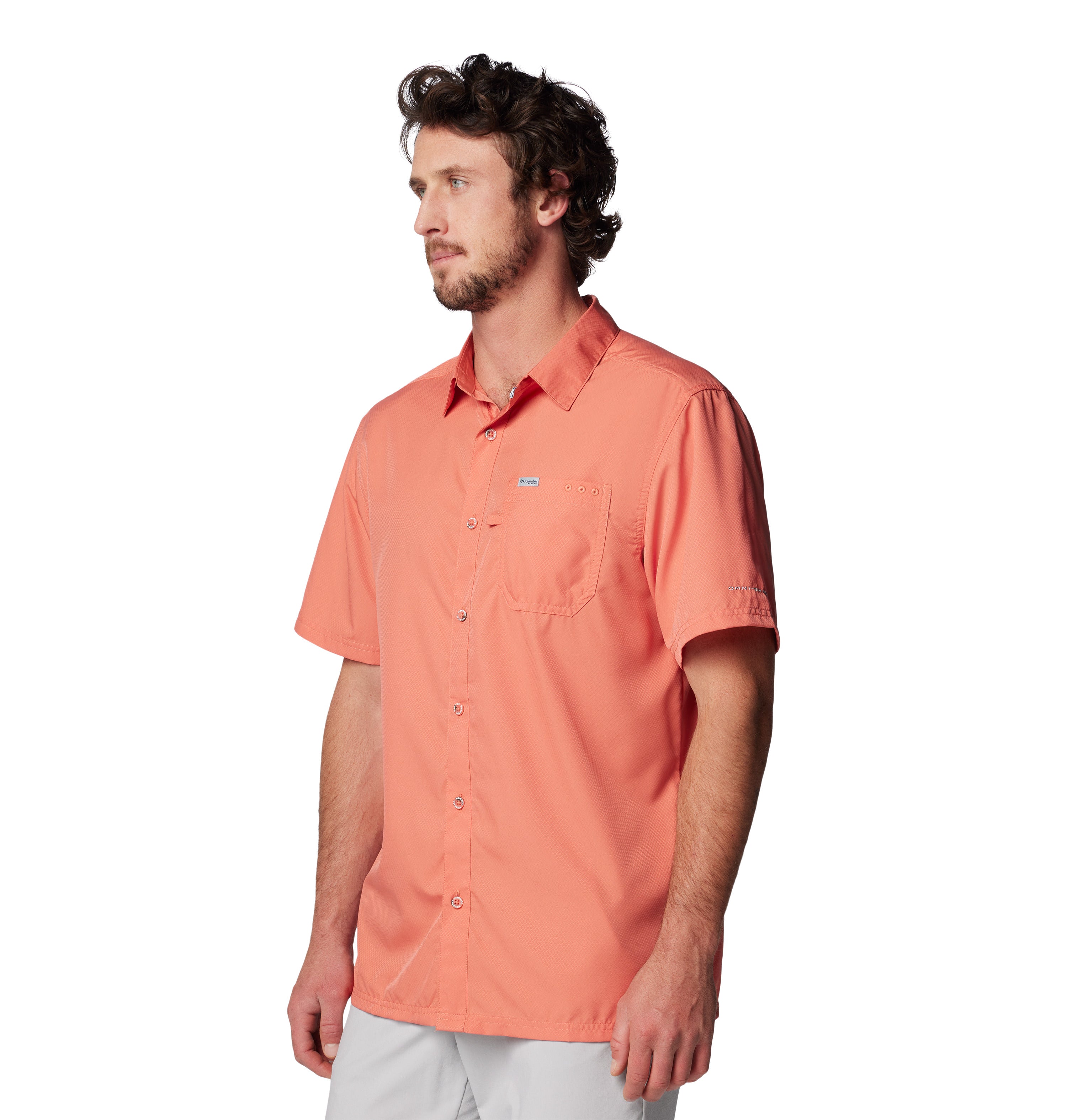 Camisa de manga corta para hombre Columbia Slack Tide Camp