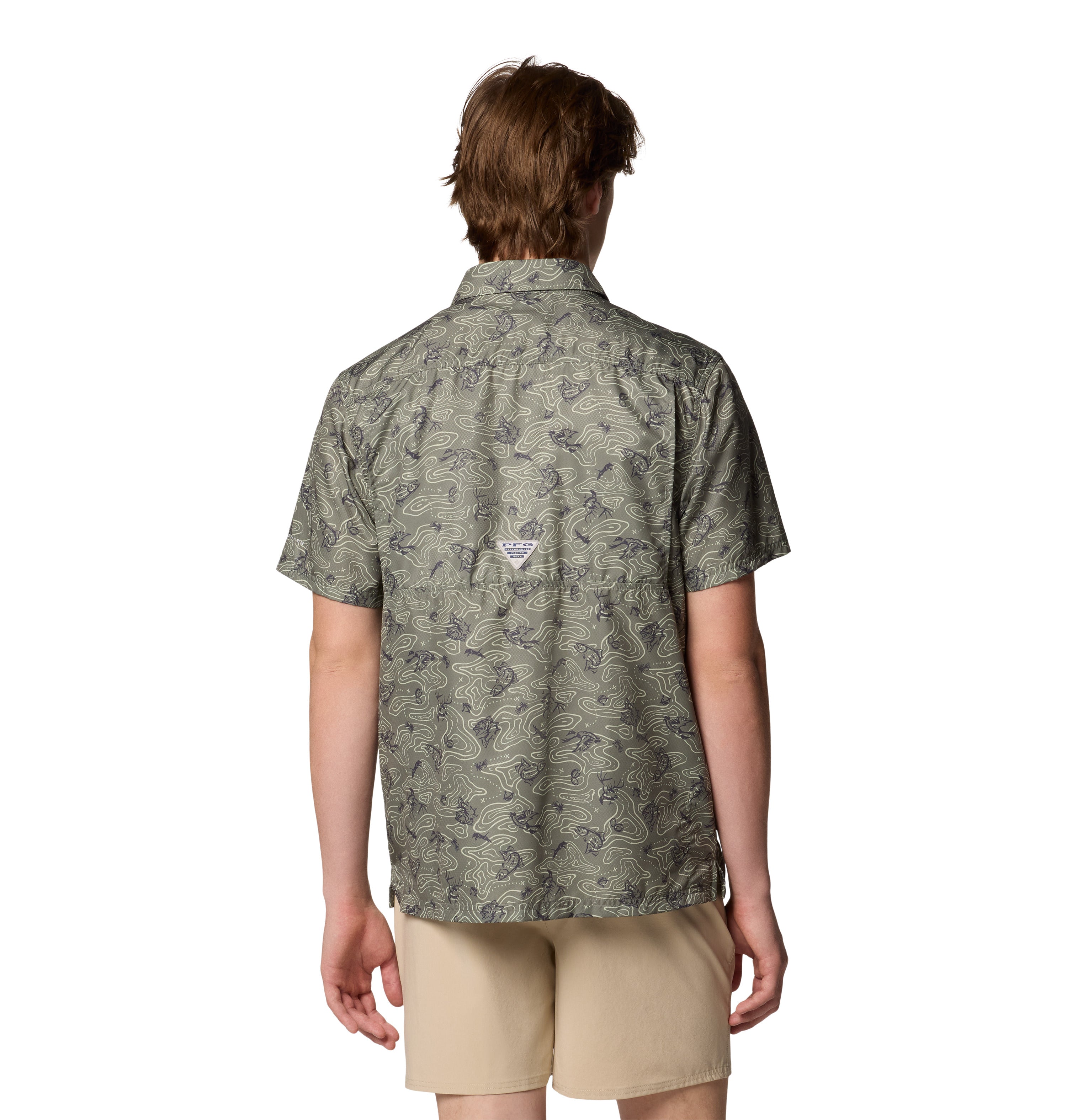 Camisa manga corta para hombre Columbia Super Slack Tide Camp
