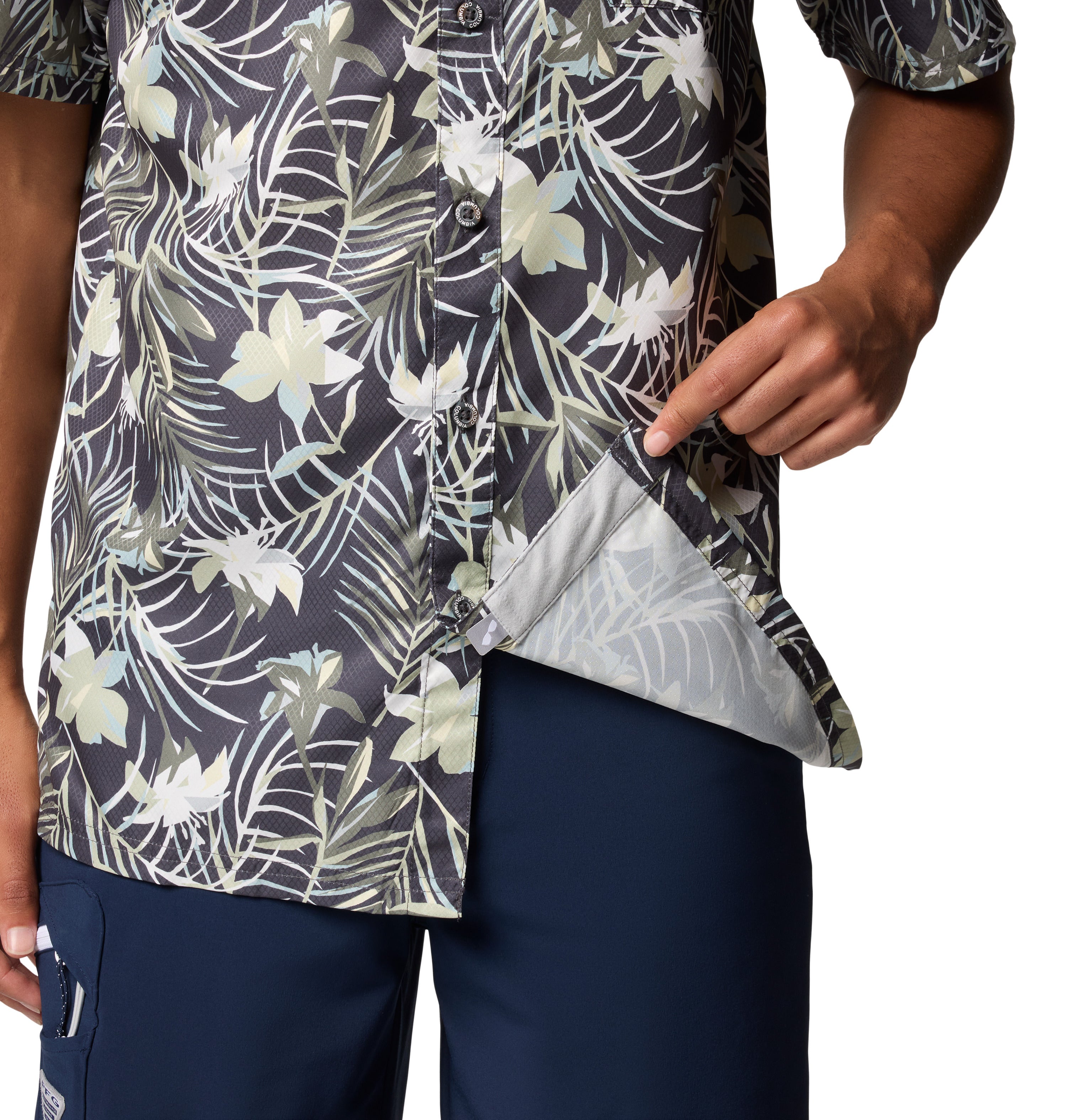 Camisa manga corta para hombre Columbia Super Slack Tide Camp