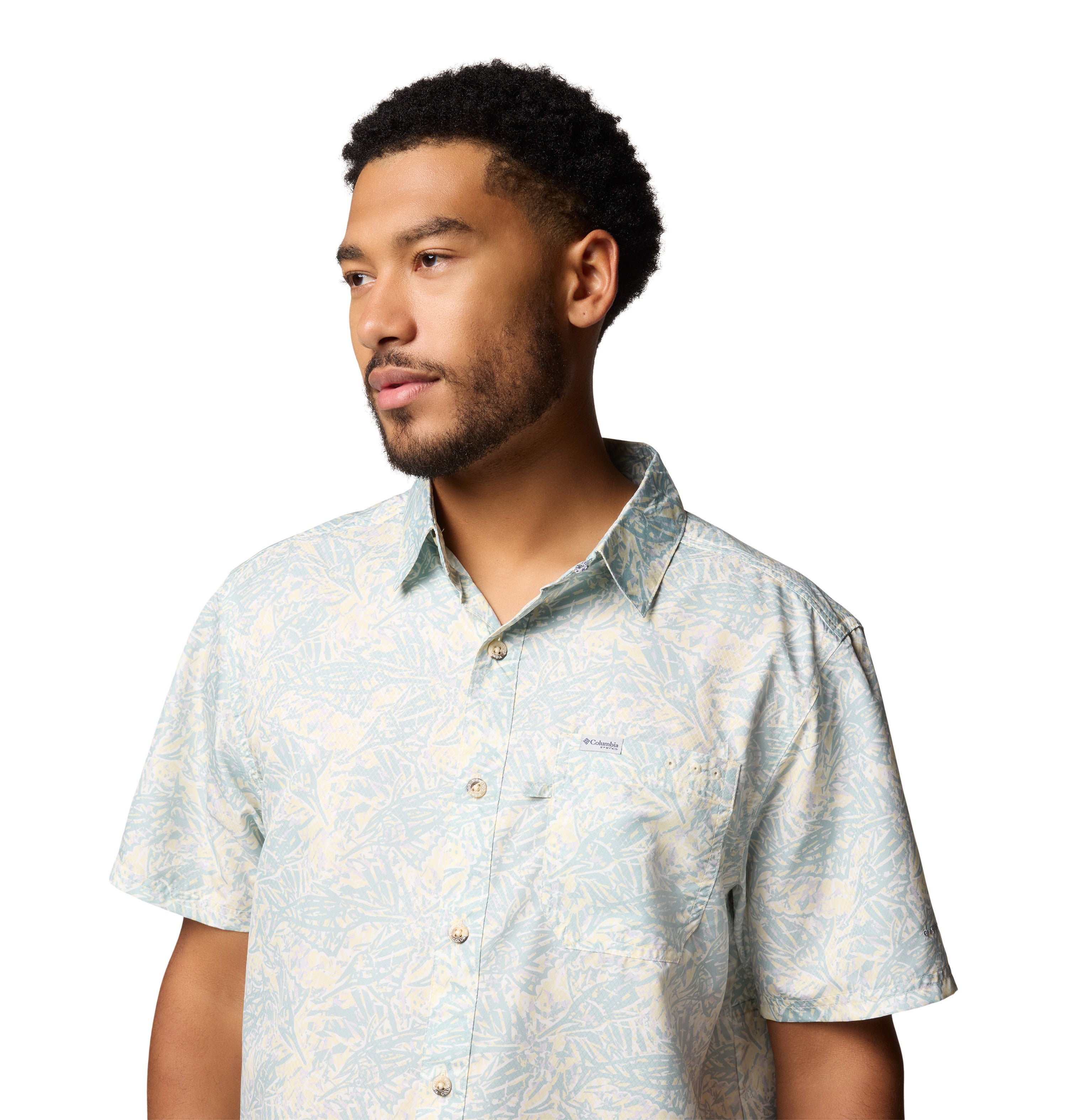 Camisa manga corta para hombre Columbia Super Slack Tide Camp