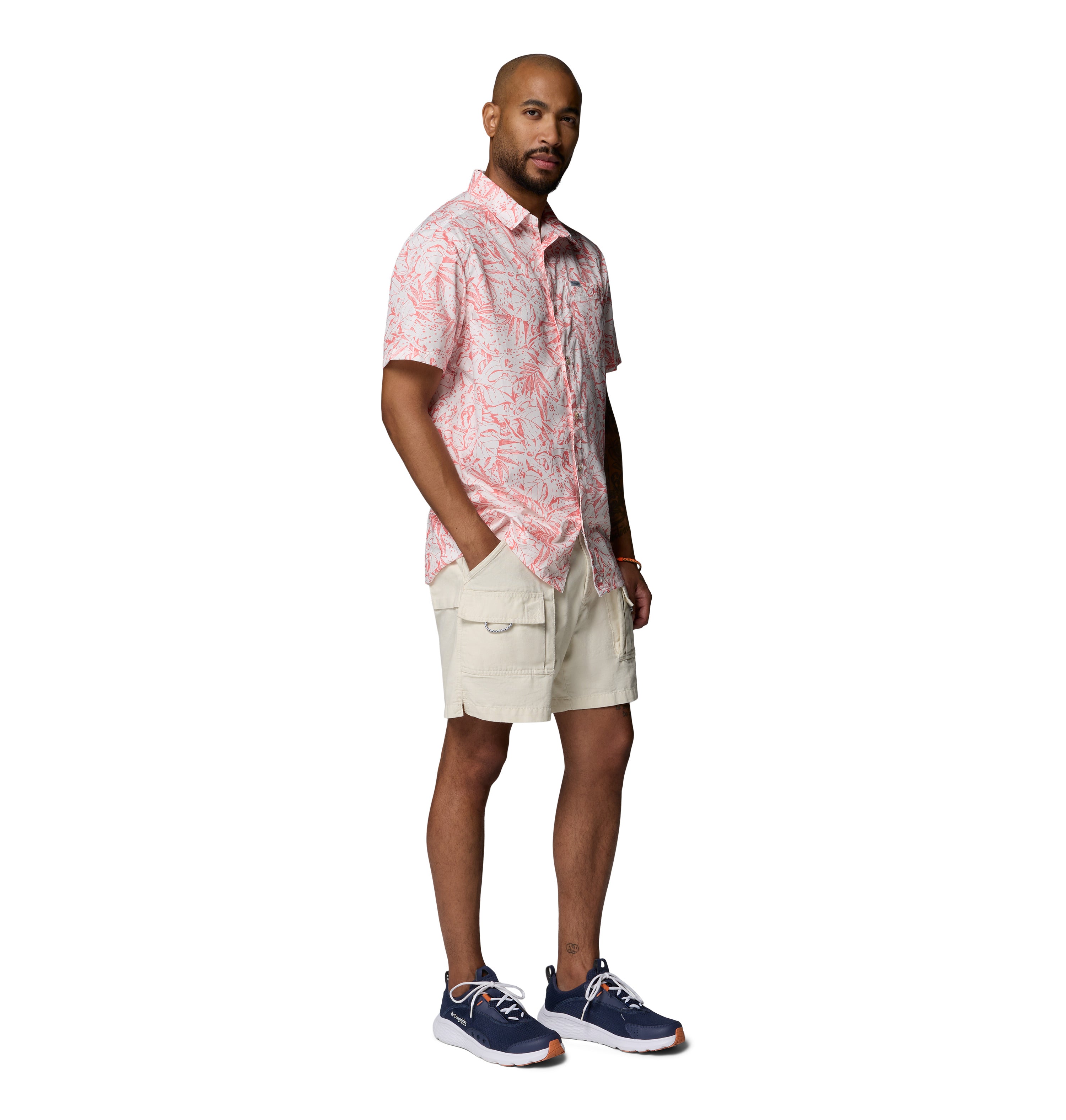 Camisa para Hombre Manga corta Columbia Super Slack Tide Camp Shirt