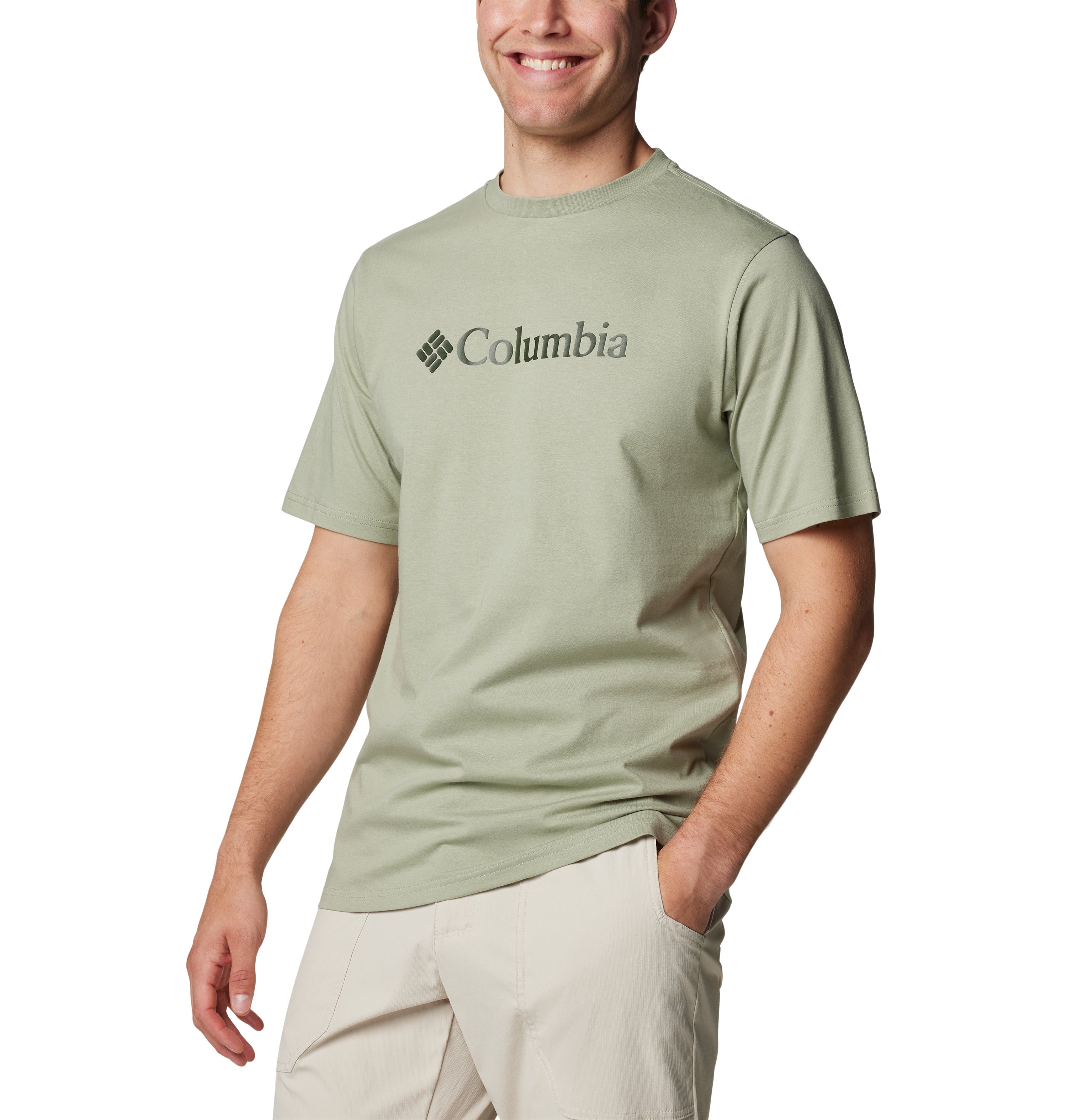 Playera de manga corta para hombre Columbia CSC Basic Logo