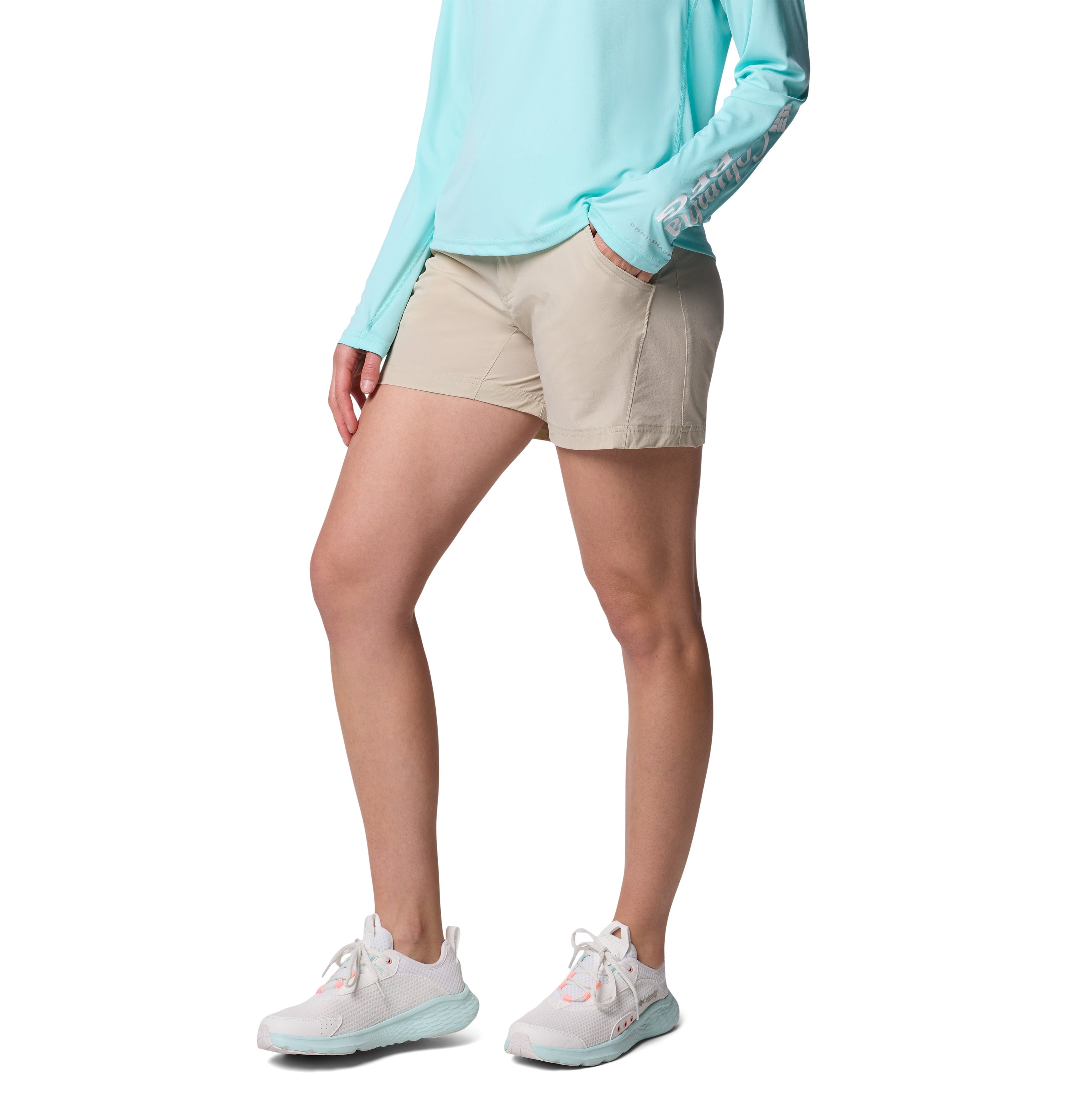 Short para mujer Columbia PFG Coral Point III