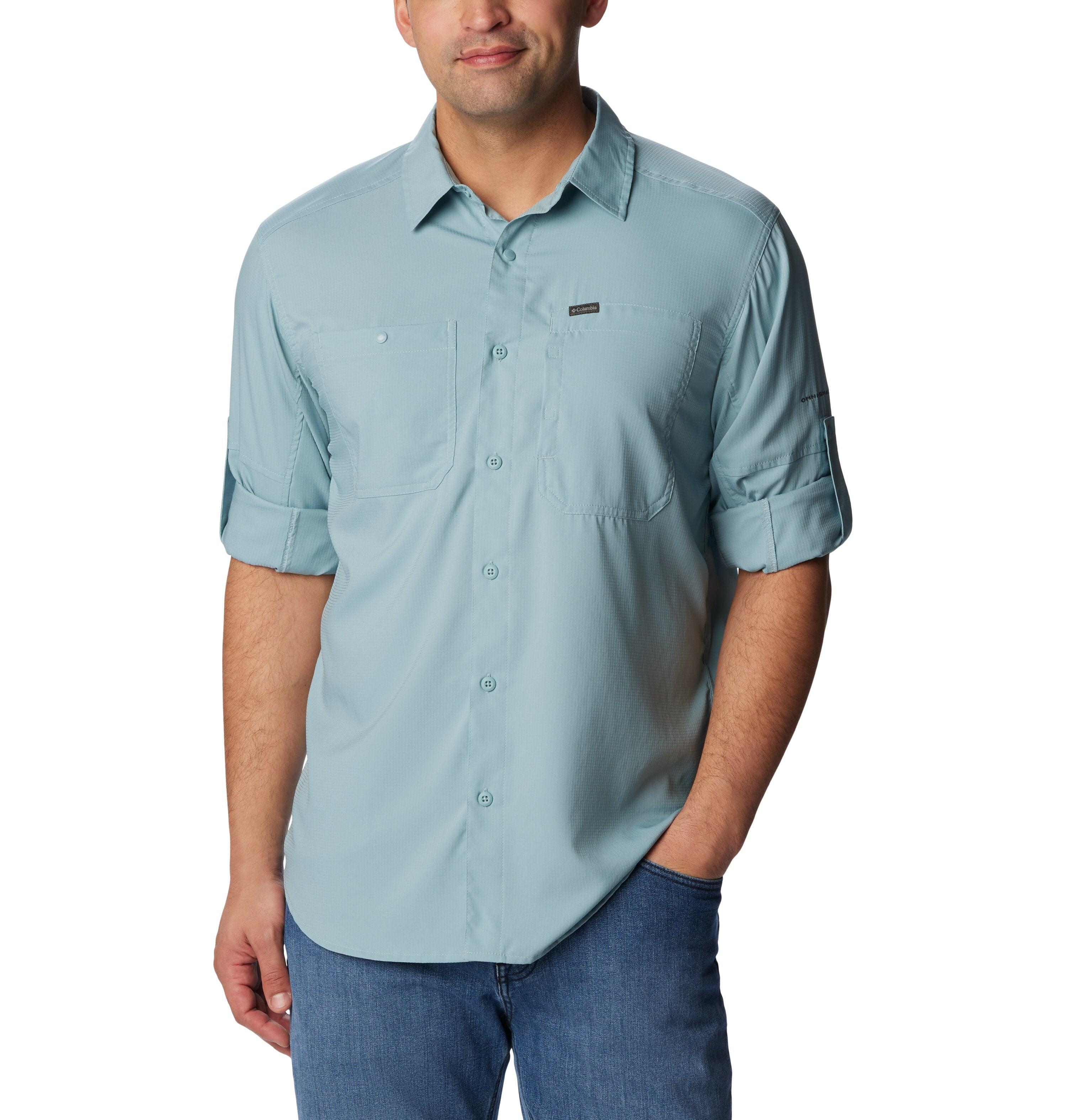 Camisa de manga larga para hombre Columbia Silver Ridge Utility Lite