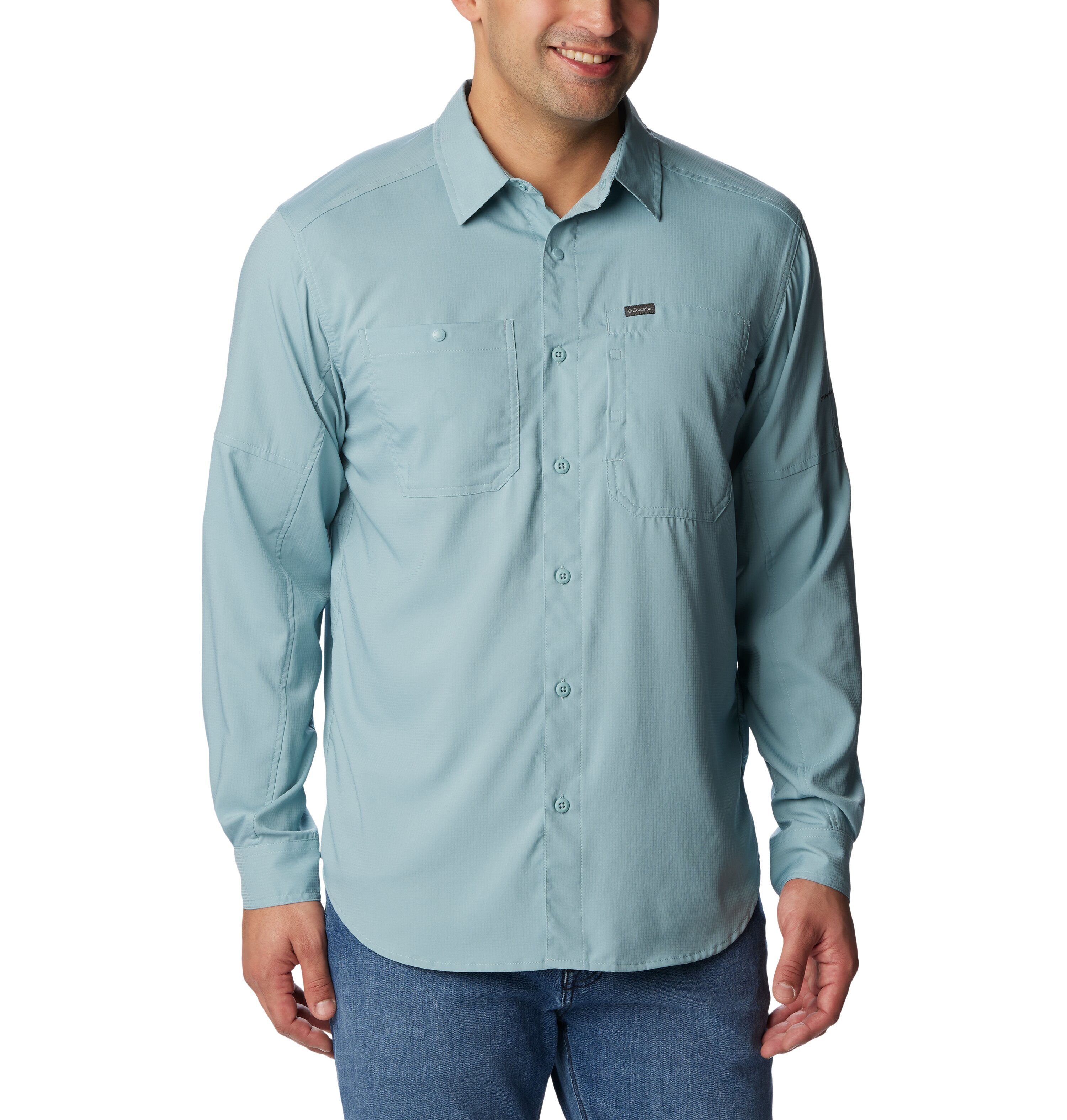 Camisa de manga larga para hombre Columbia Silver Ridge Utility Lite