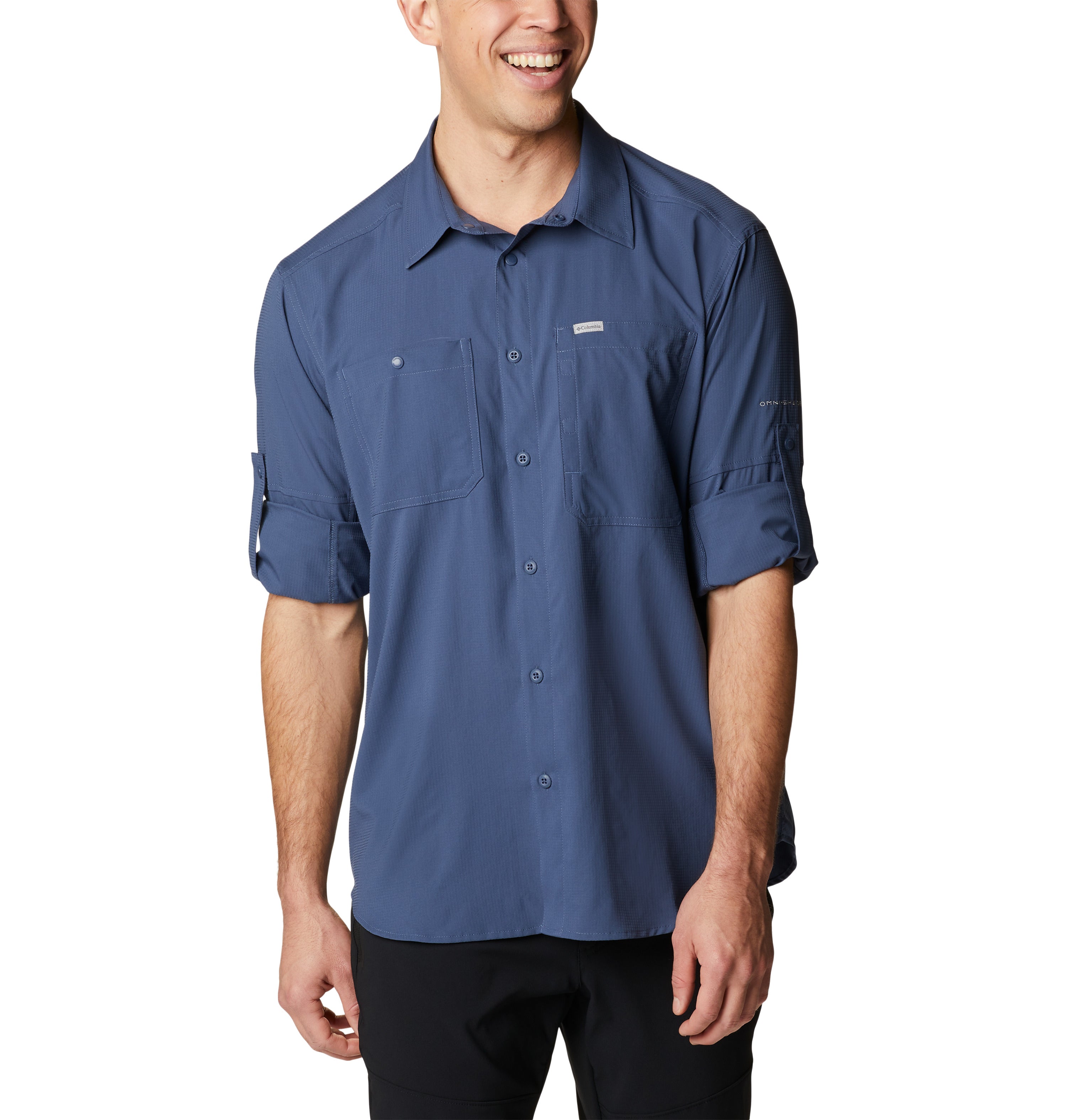 Camisa de manga larga para hombre Columbia Silver Ridge Utility Lite