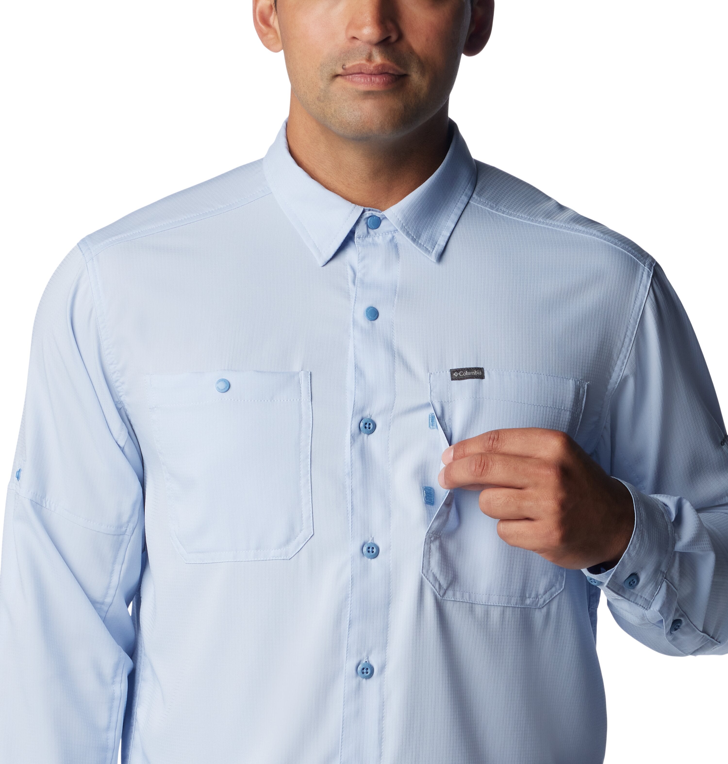 Camisa de manga larga para hombre Columbia Silver Ridge Utility Lite