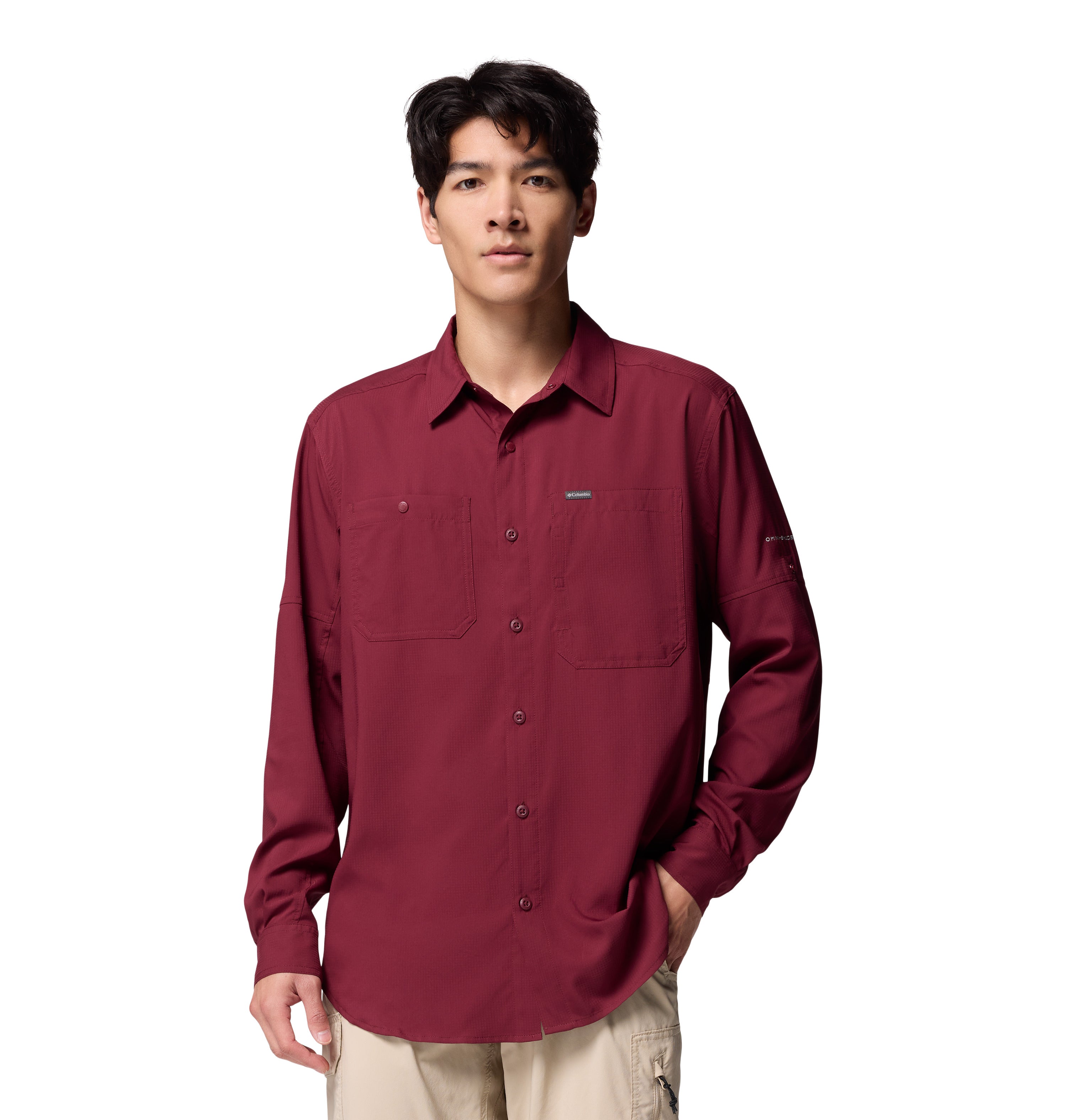 Camisa de manga larga para hombre Columbia Silver Ridge Utility Lite