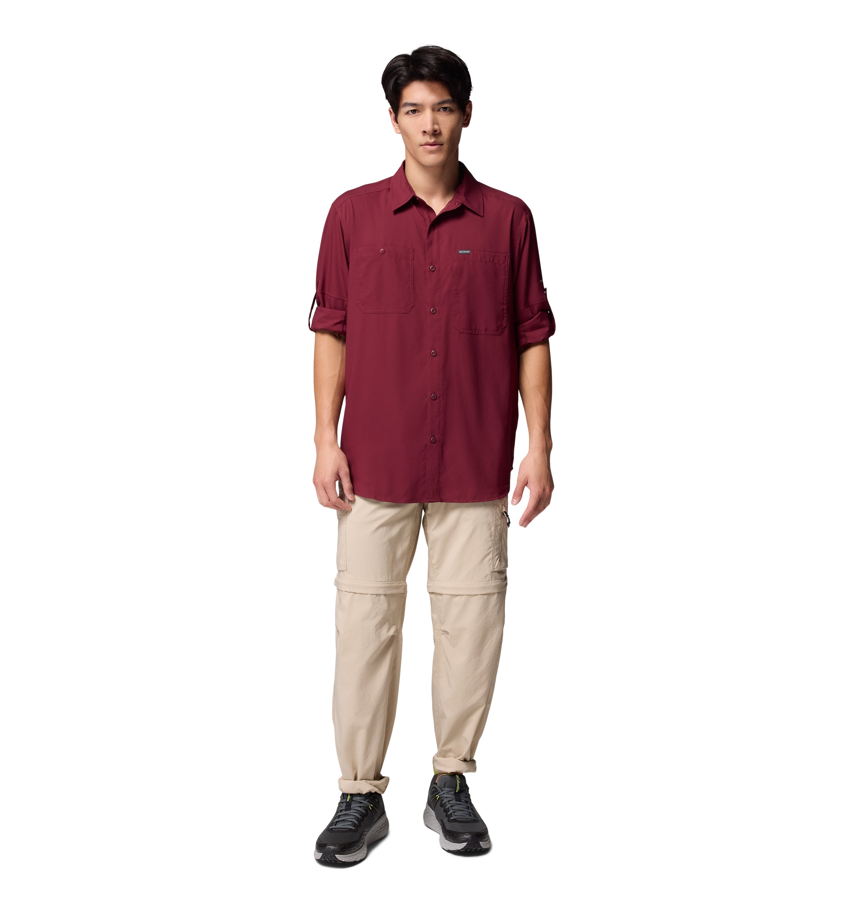 Camisa de manga larga para hombre Columbia Silver Ridge Utility Lite