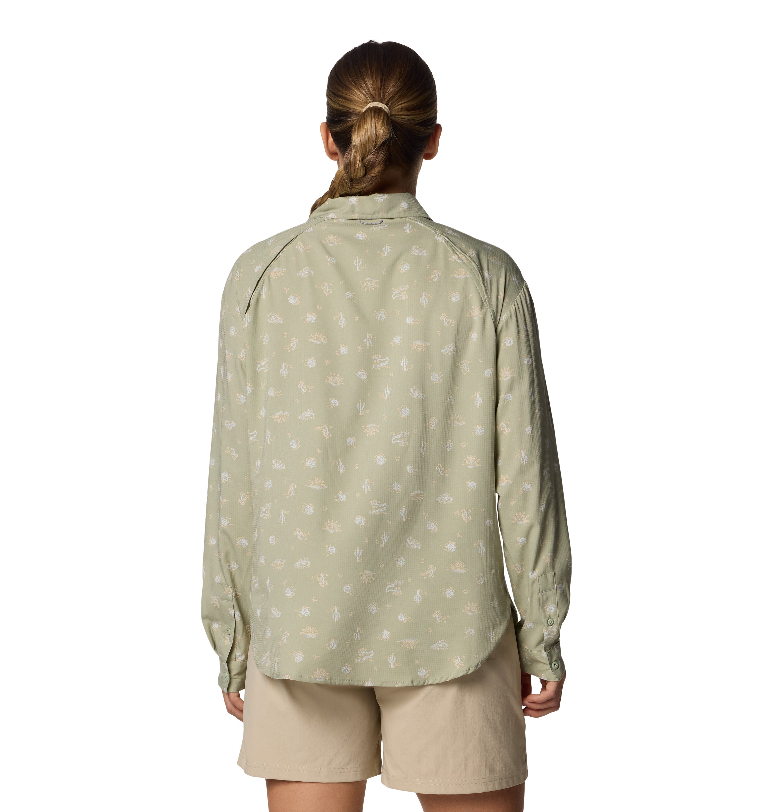 Camisa de manga larga para mujer Columbia Silver Ridge Utility Patterned