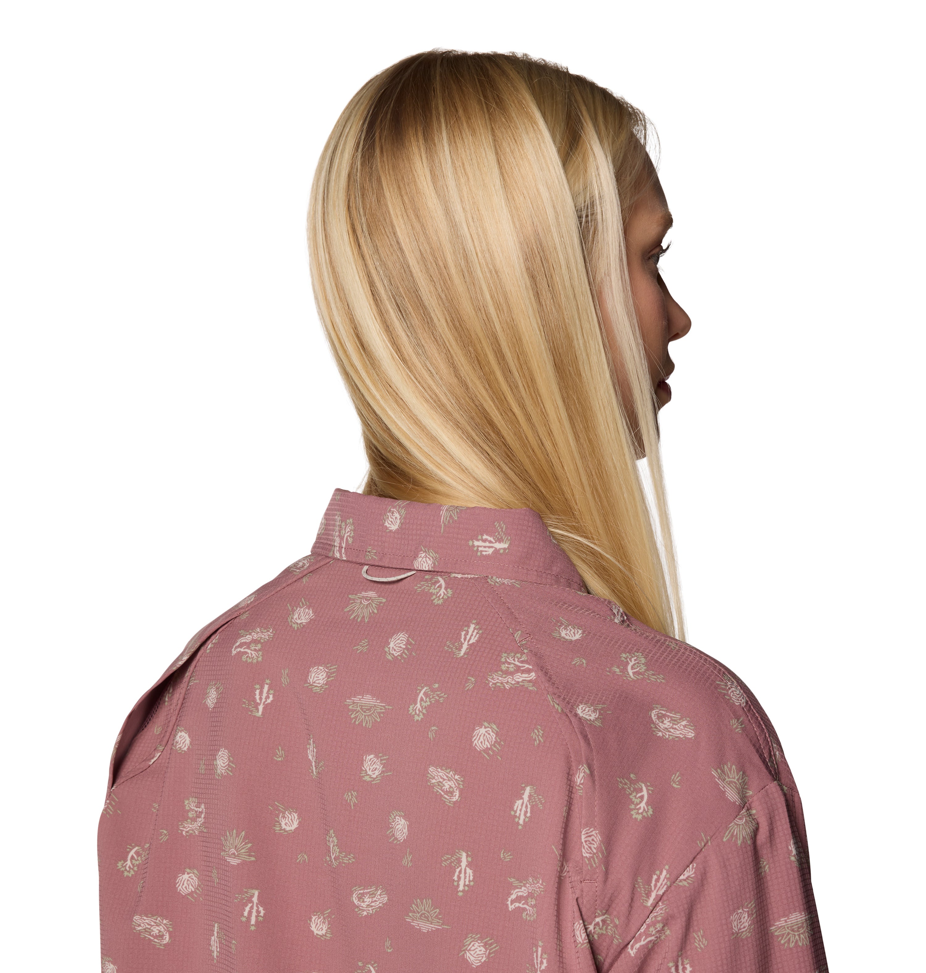 Camisa de manga larga para mujer Columbia Silver Ridge Utility Patterned