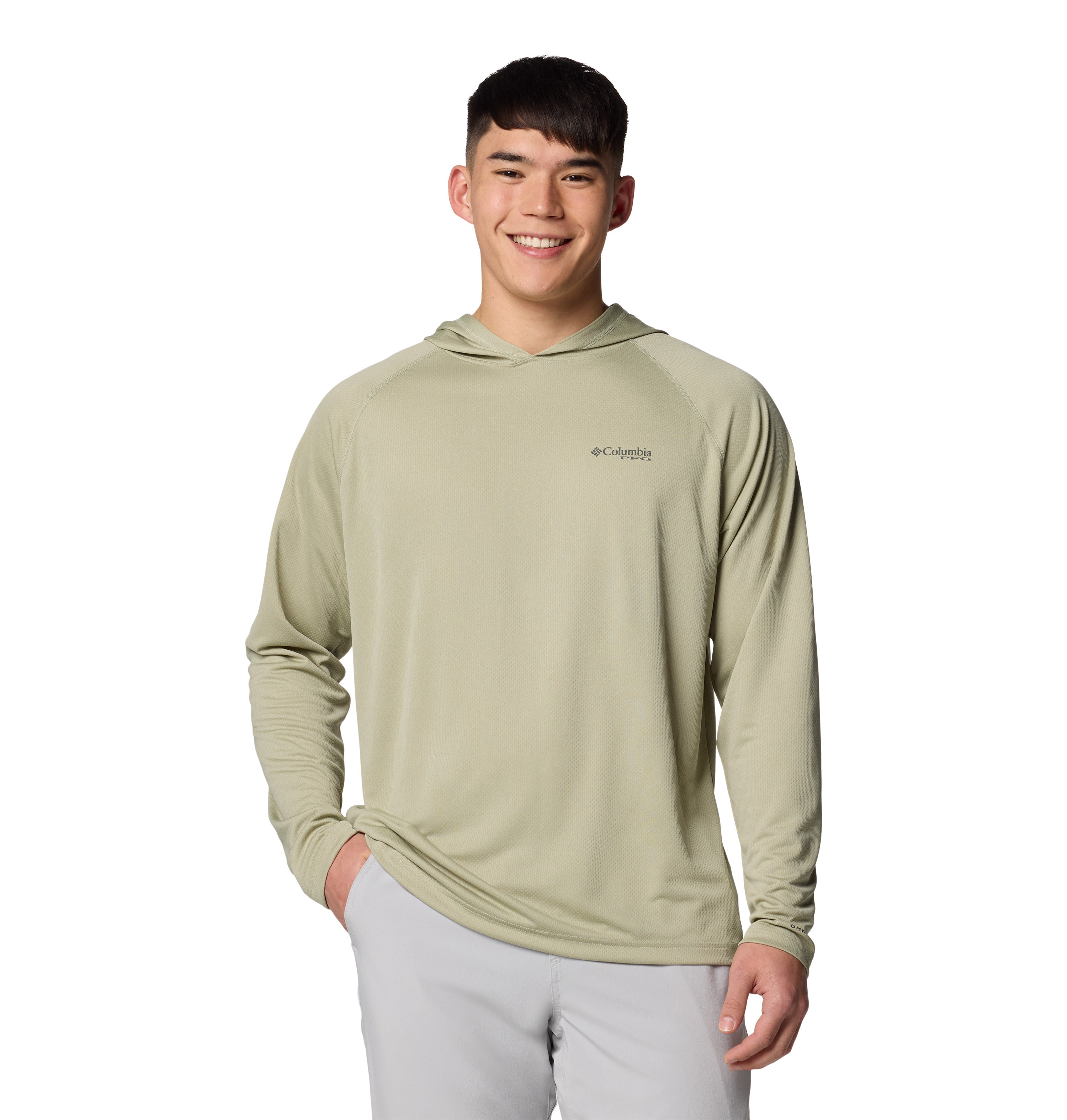 Playera con gorro para hombre Columbia PFG Solar Stream