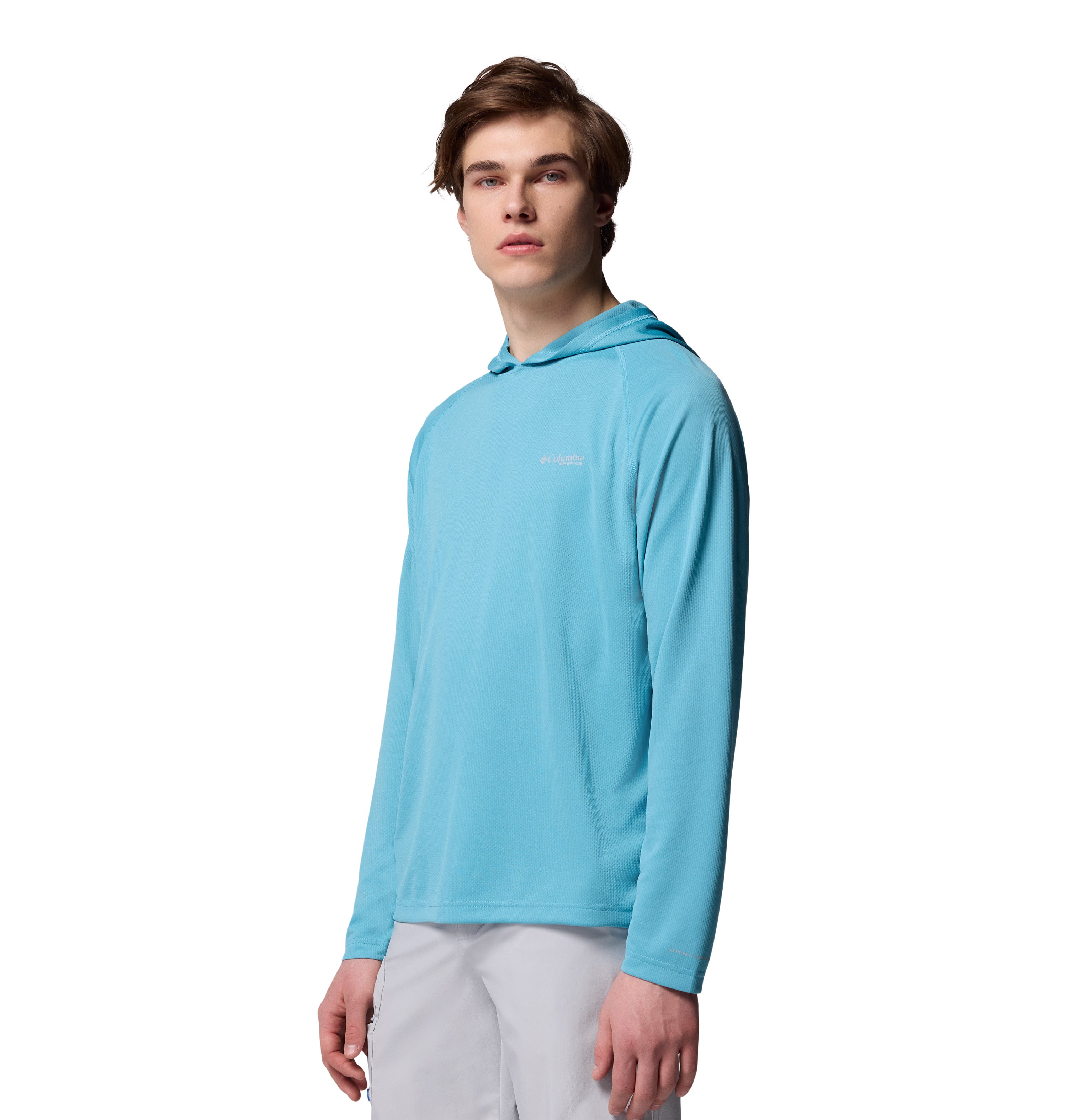 Playera con gorro para hombre Columbia PFG Solar Stream