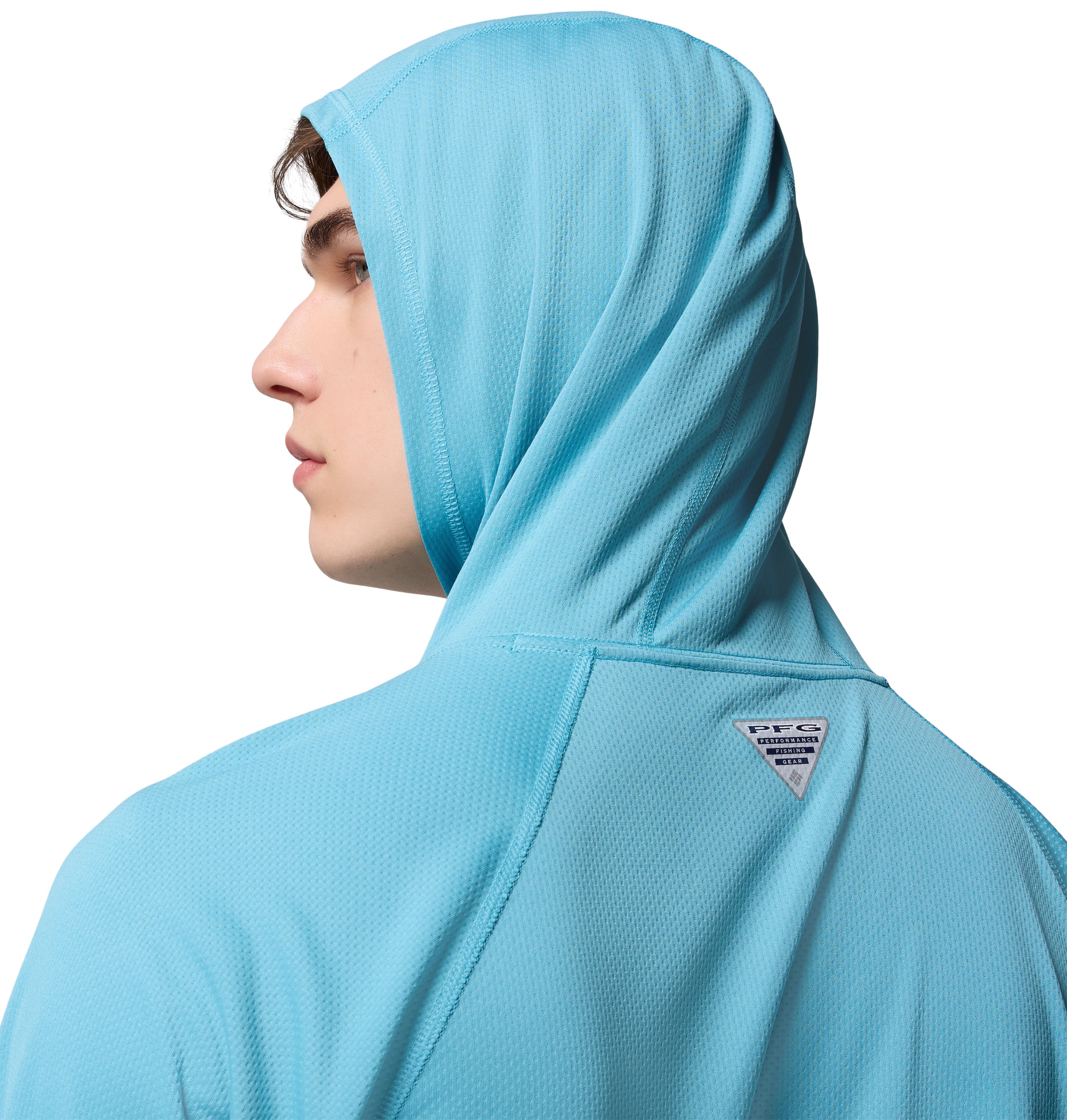 Playera con gorro para hombre Columbia PFG Solar Stream