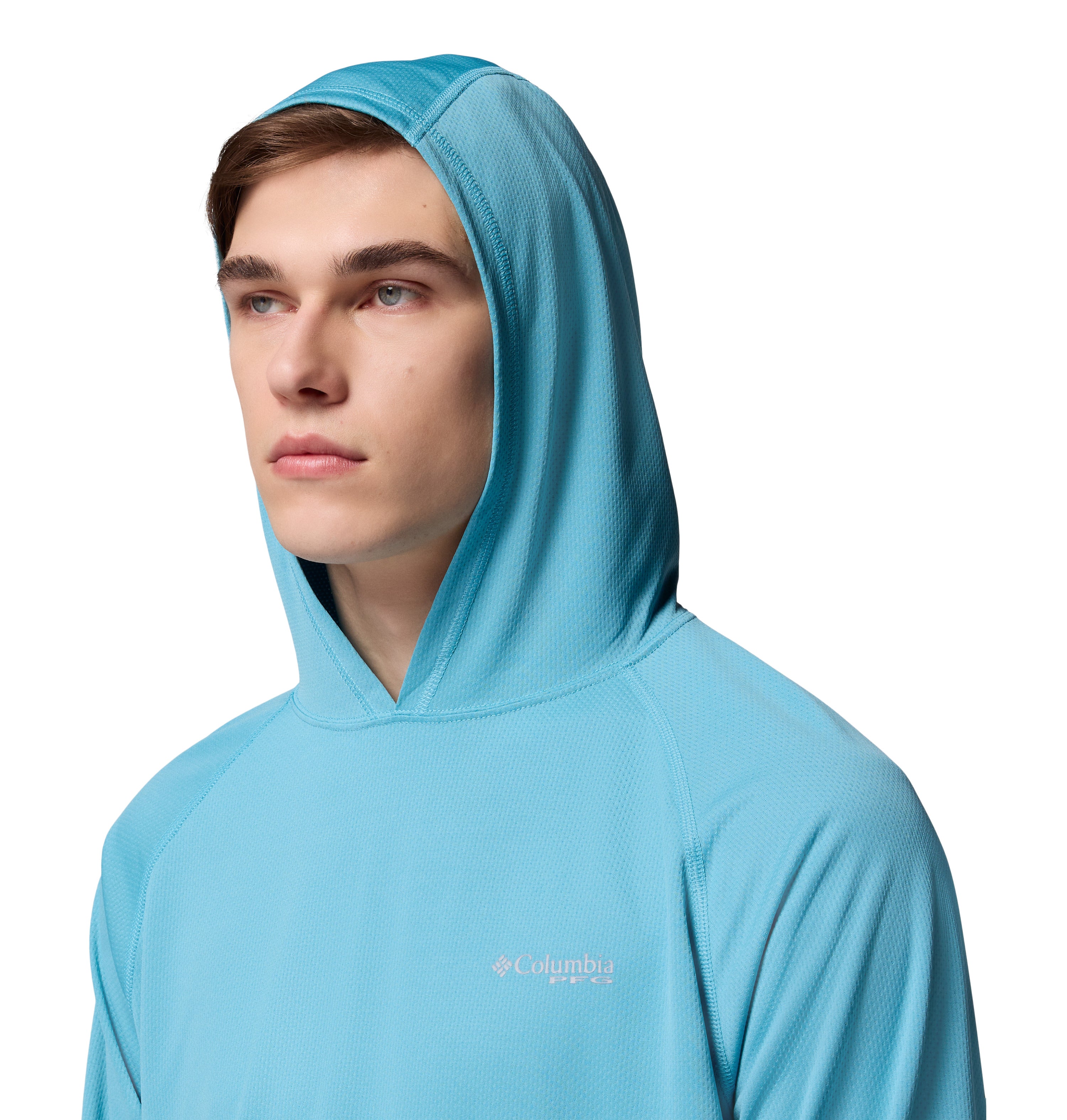 Playera con gorro para hombre Columbia PFG Solar Stream