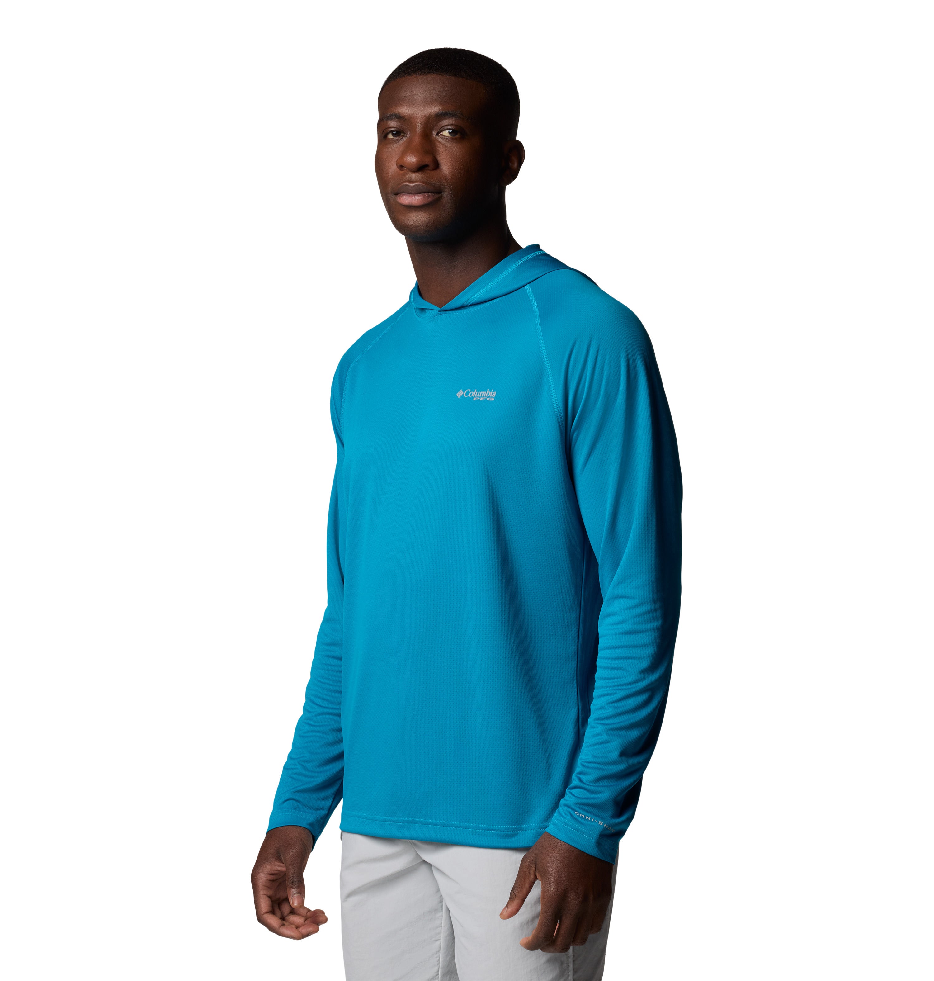 Playera con gorro para hombre Columbia PFG Solar Stream