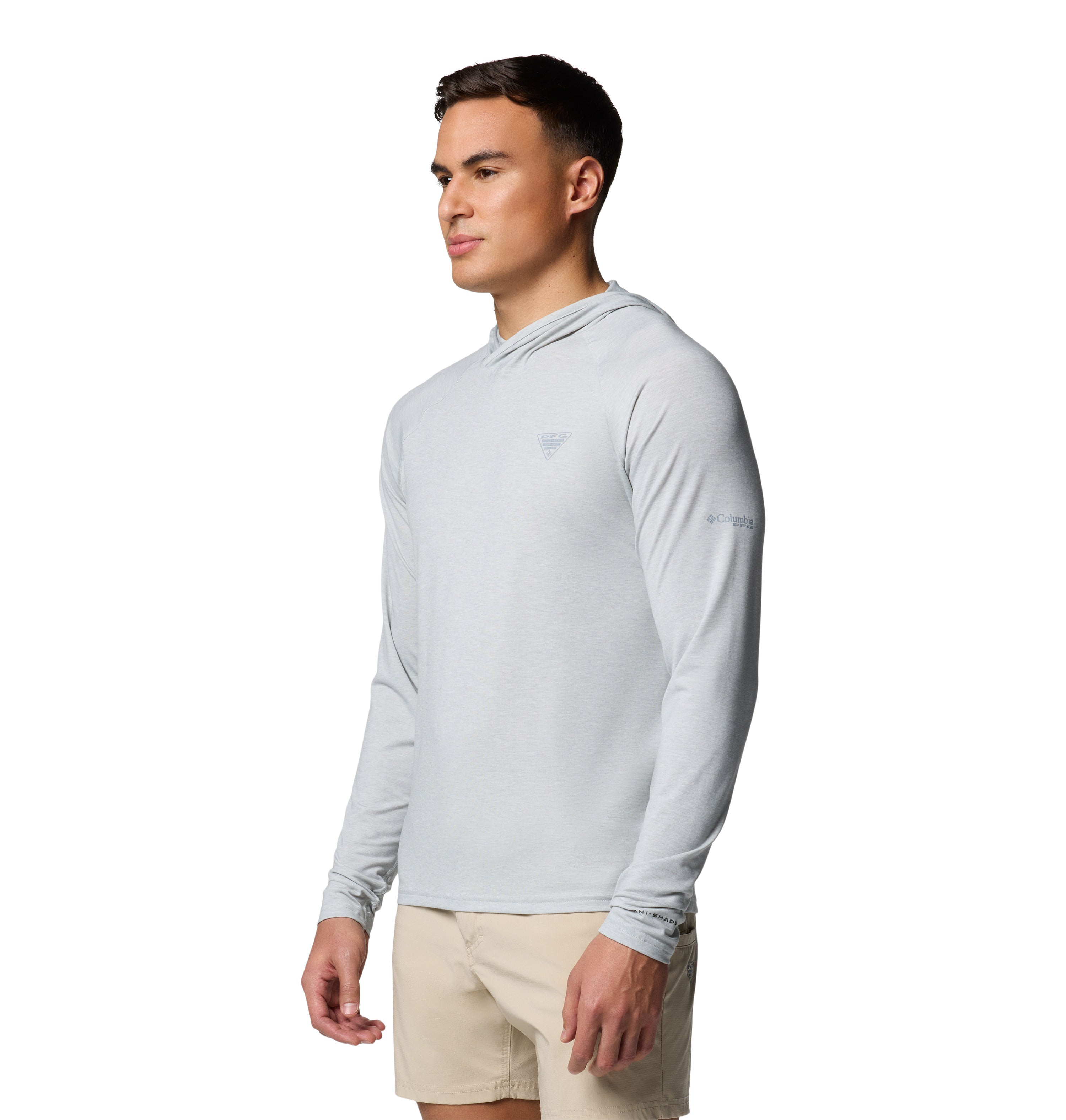 Playera con gorro para hombre Columbia PFG Uncharted Hoodie