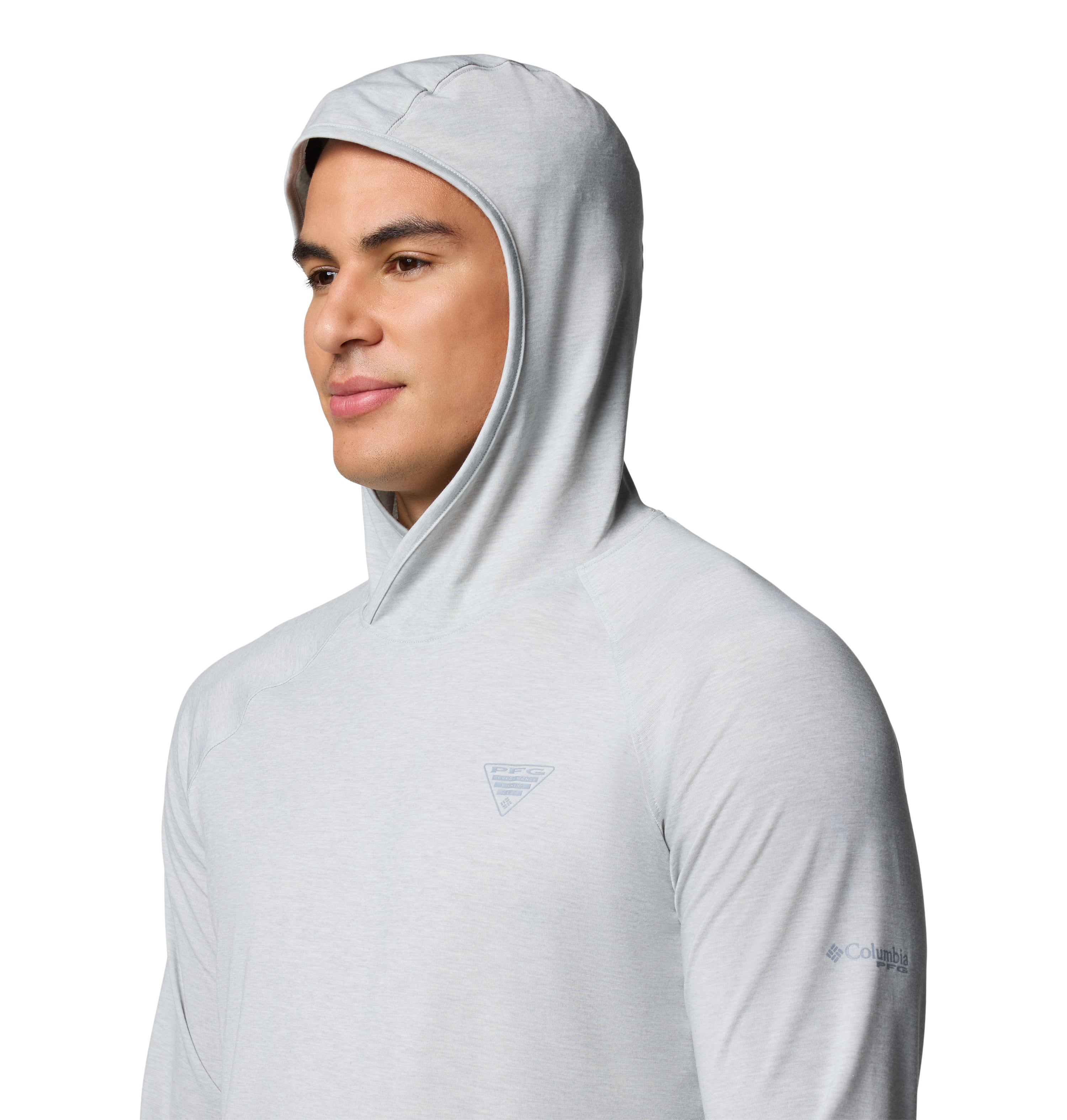 Playera con gorro para hombre Columbia PFG Uncharted Hoodie