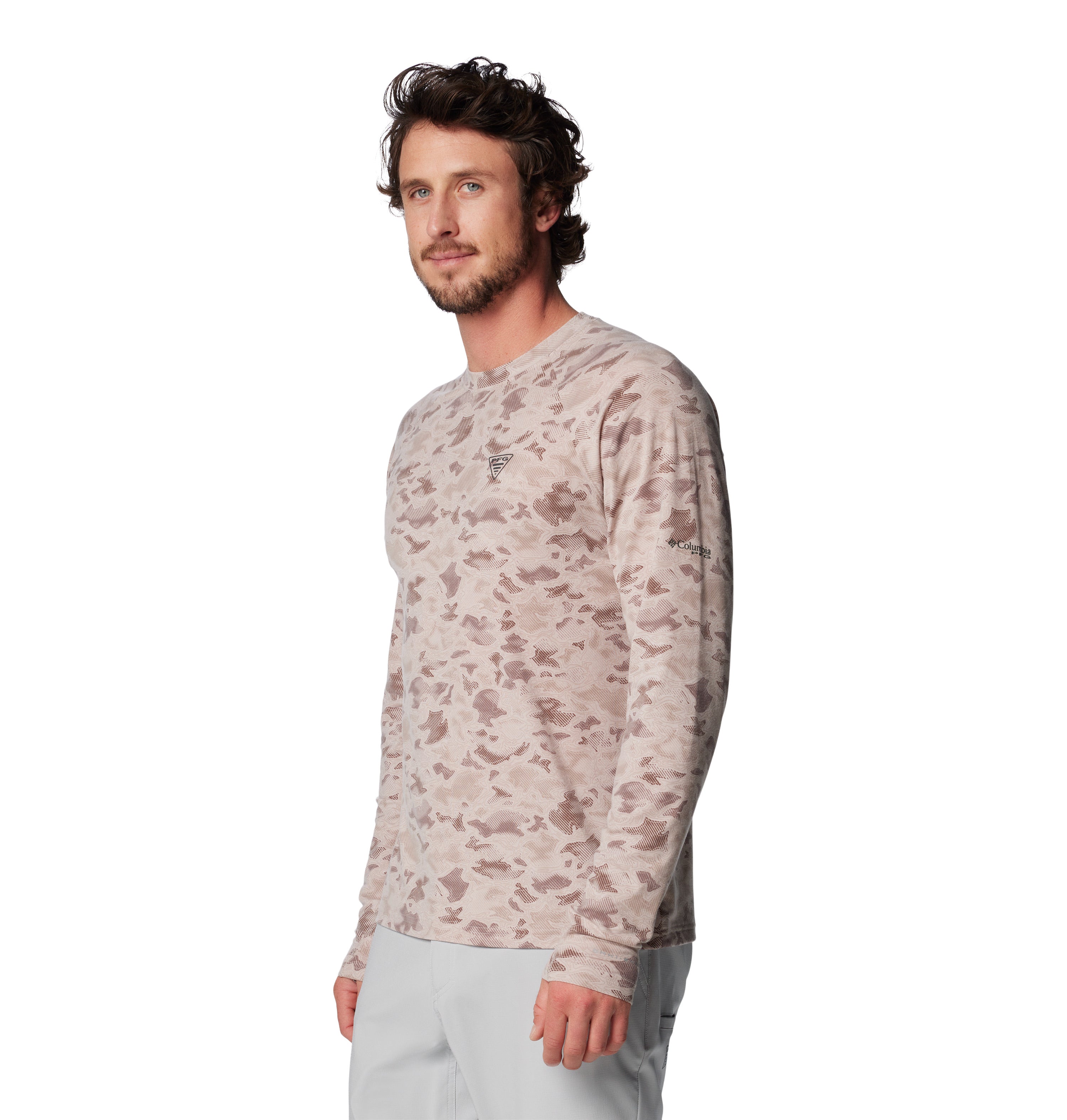 Playera manga larga para hombre Columbia PFG Uncharted