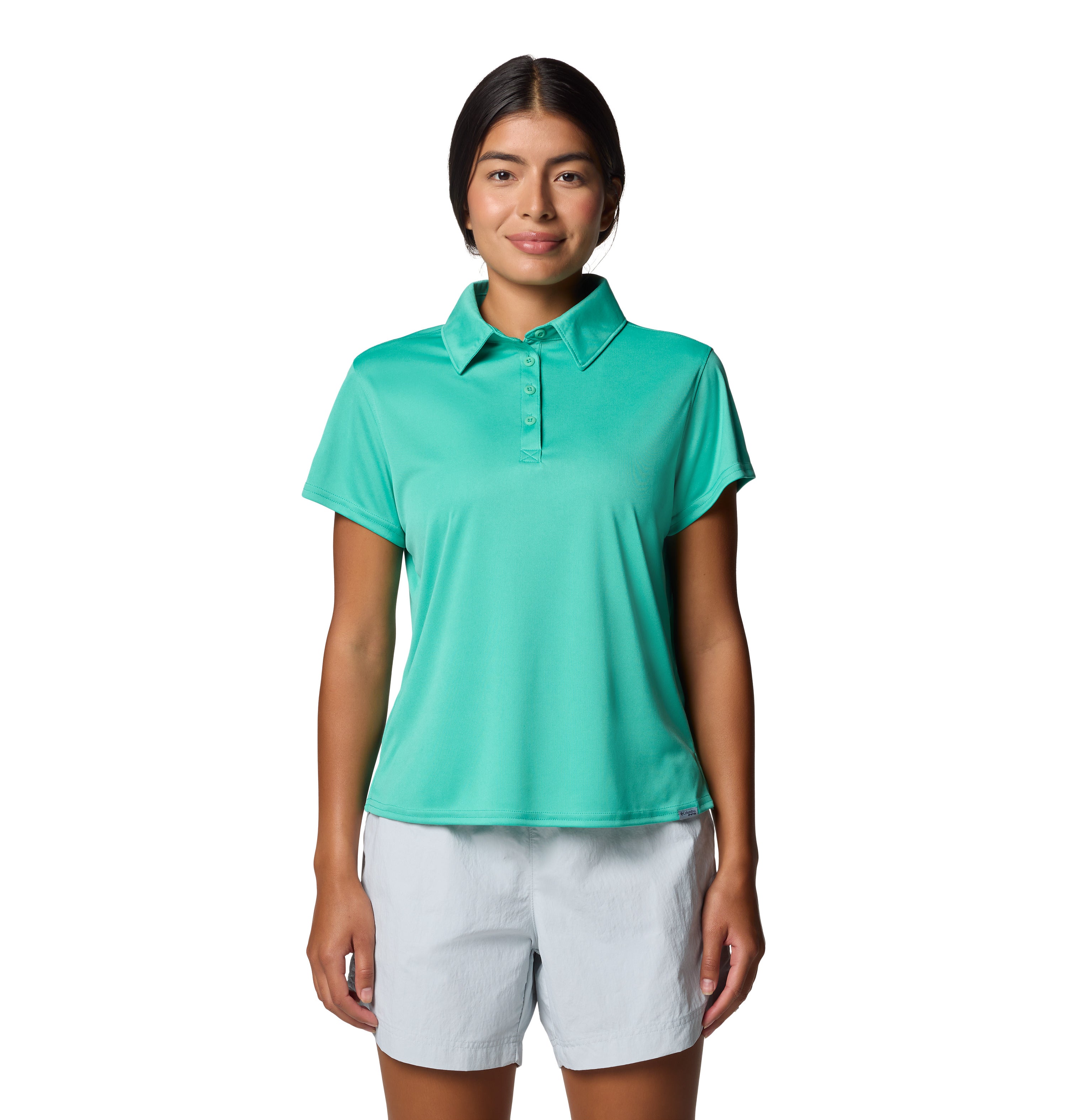 Playera tipo polo de manga corta para mujer Columbia Tidal Tee
