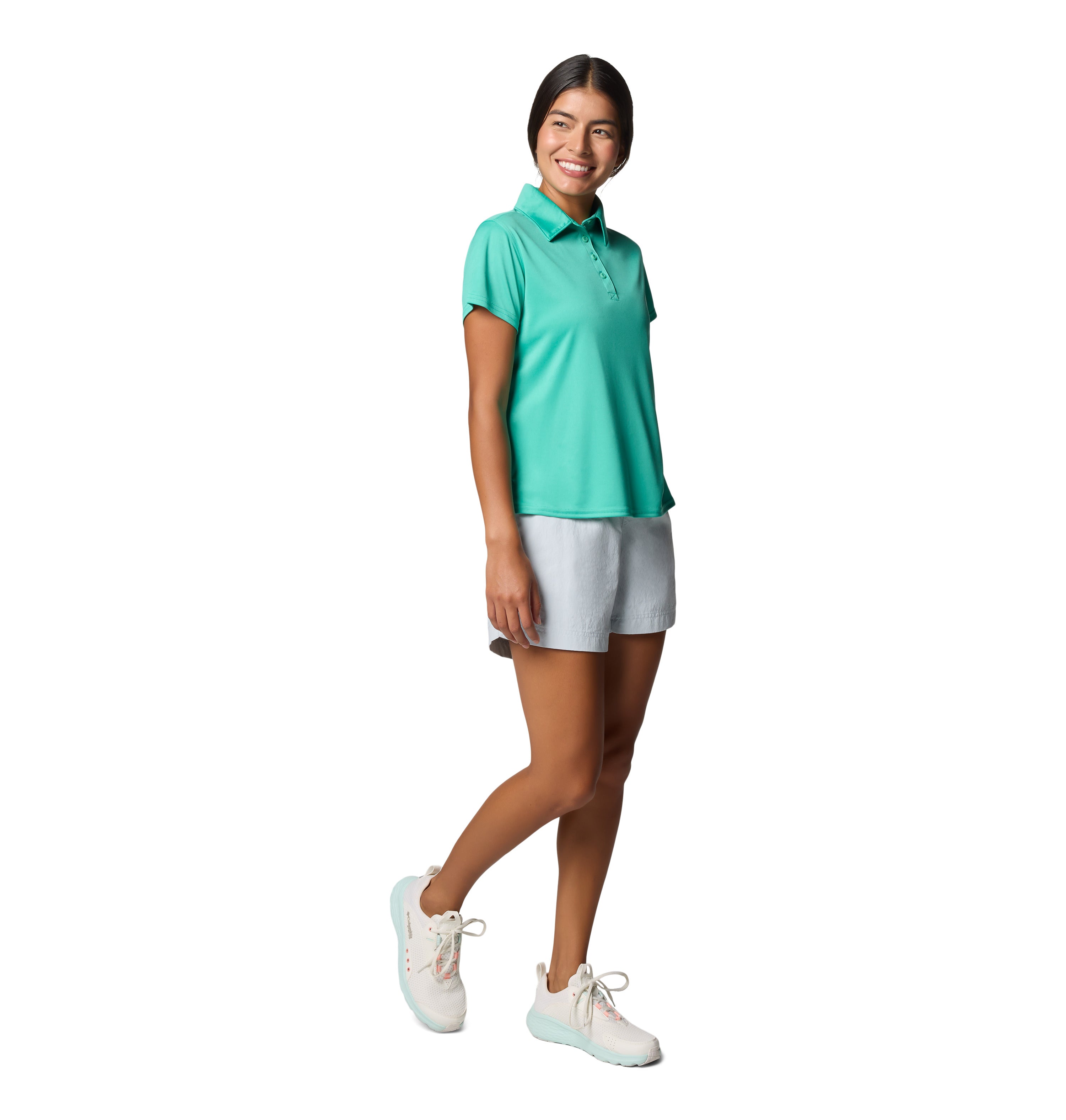 Playera tipo polo de manga corta para mujer Columbia Tidal Tee