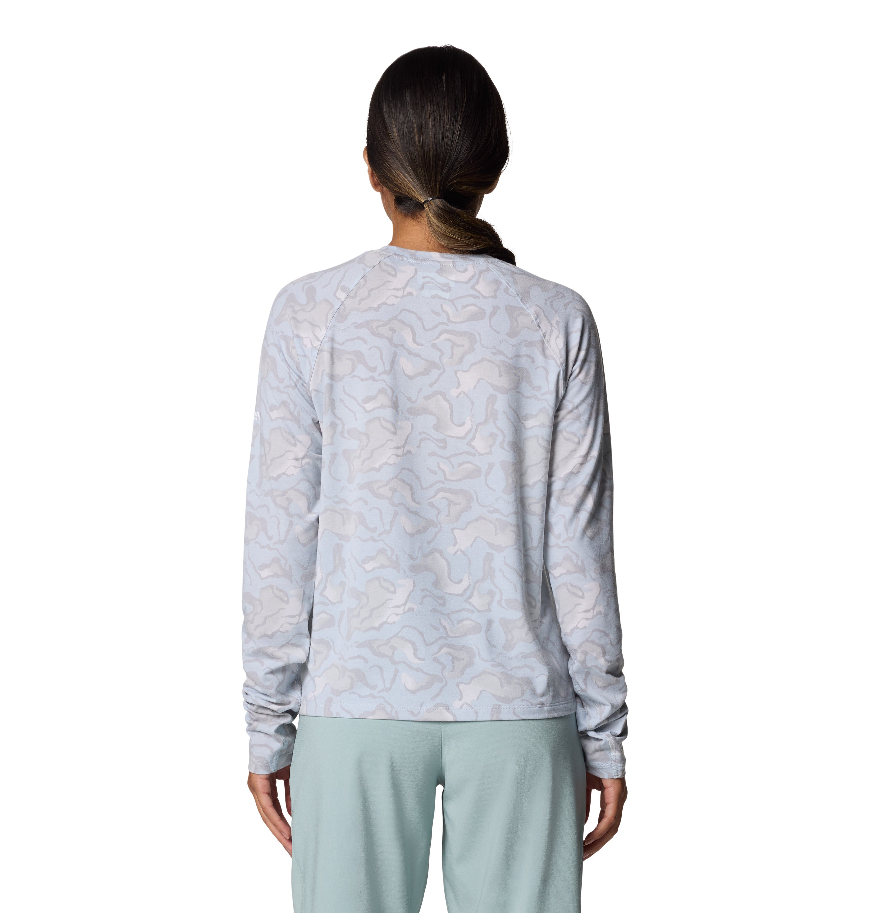 Playera manga larga para mujer Columbia PFG Uncharted Knit