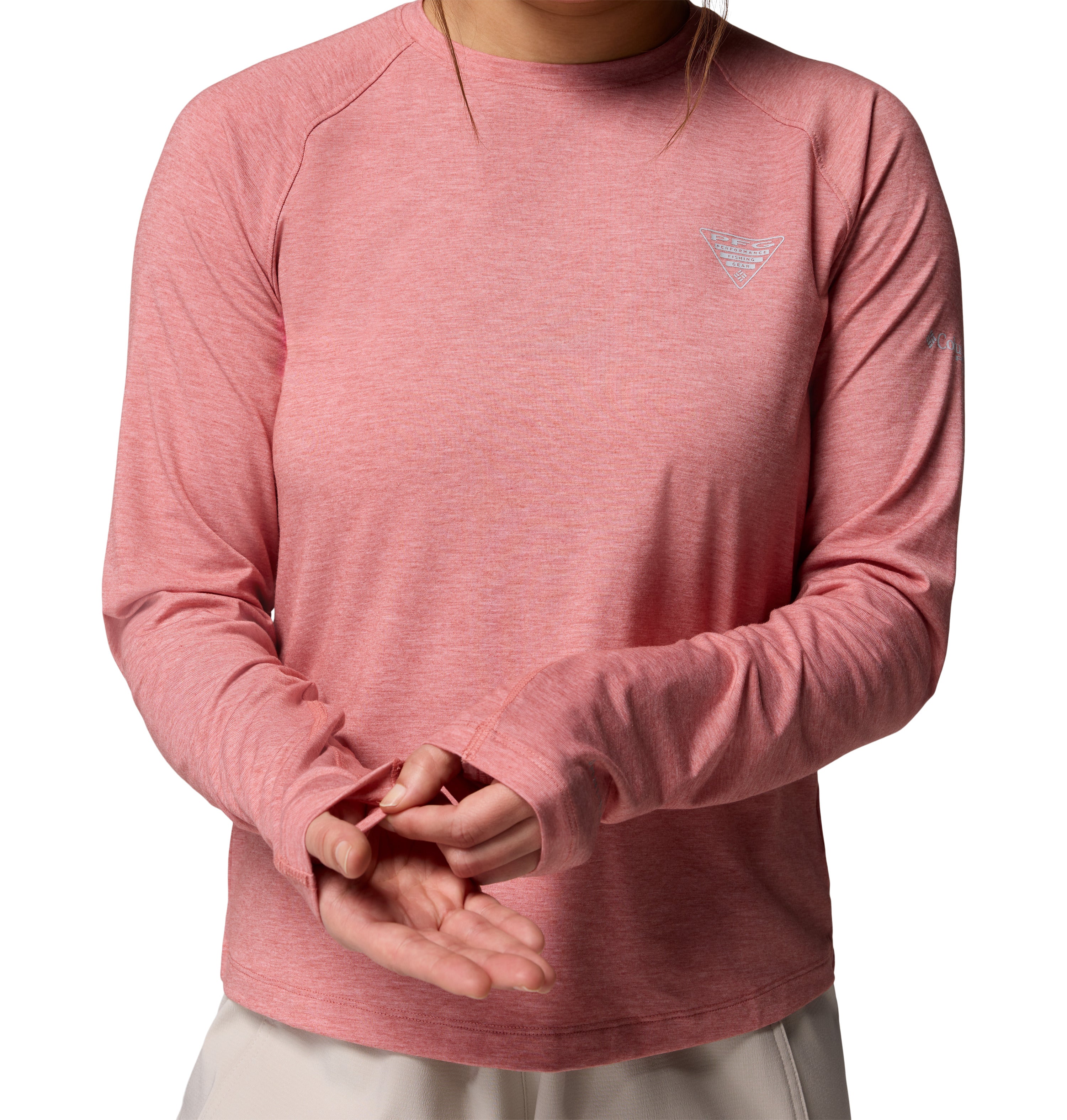 Playera de manga larga para mujer Columbia PFG Uncharted Knit