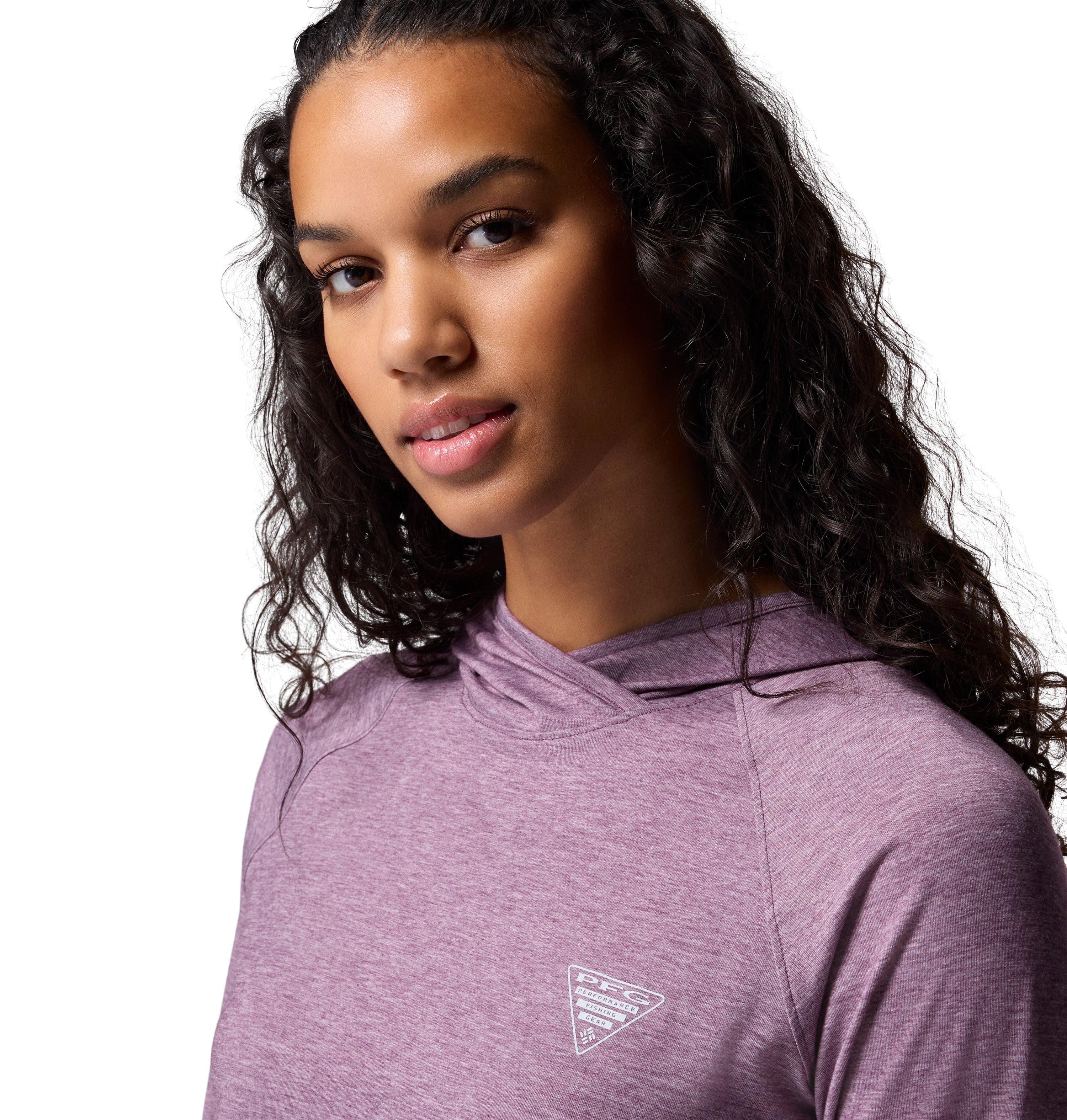 Playera con gorro para mujer Columbia PFG Uncharted