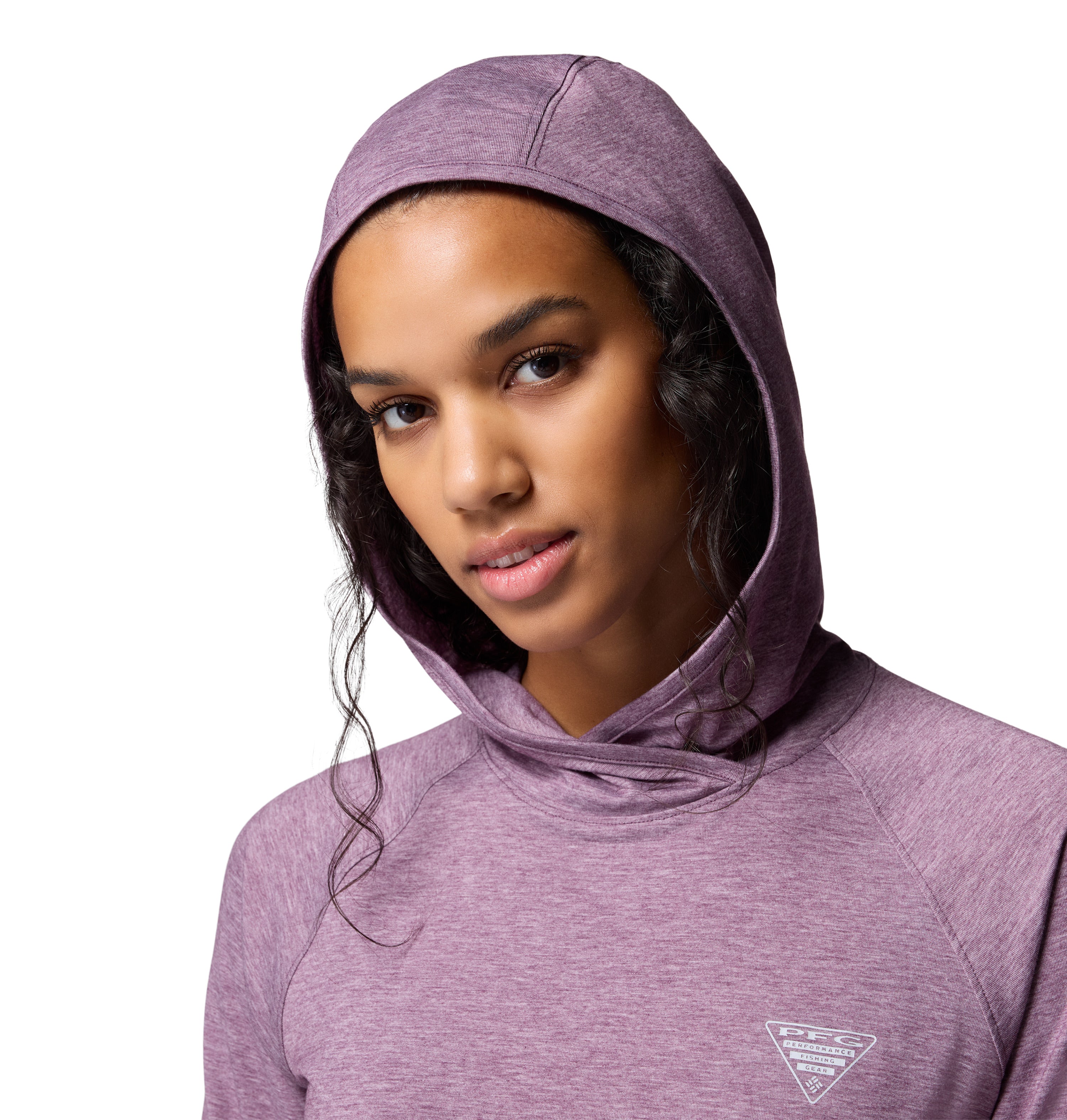 Playera con gorro para mujer Columbia PFG Uncharted