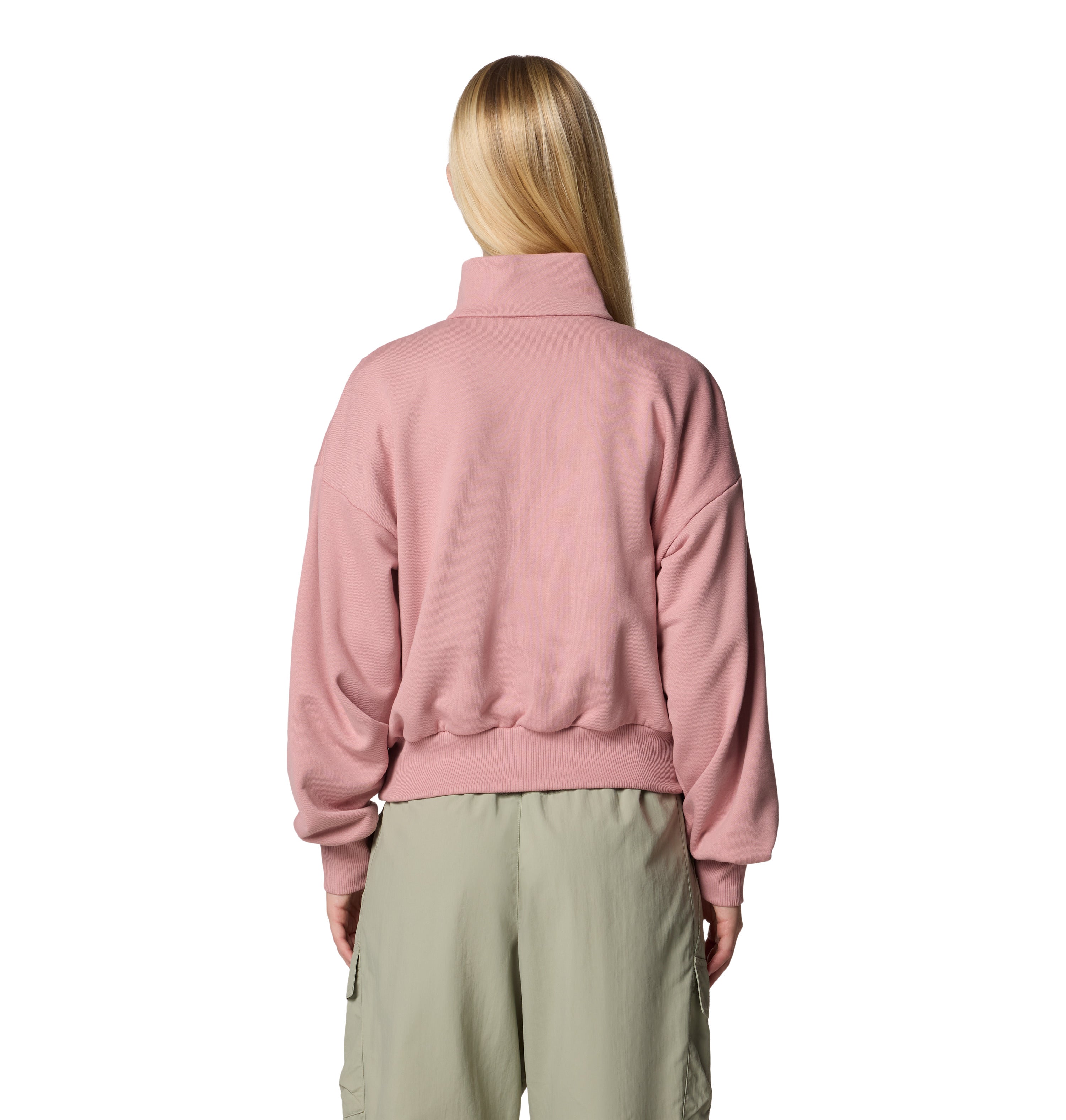 Sudadera para mujer Columbia Marble Canyon French Terry Quarter Zip