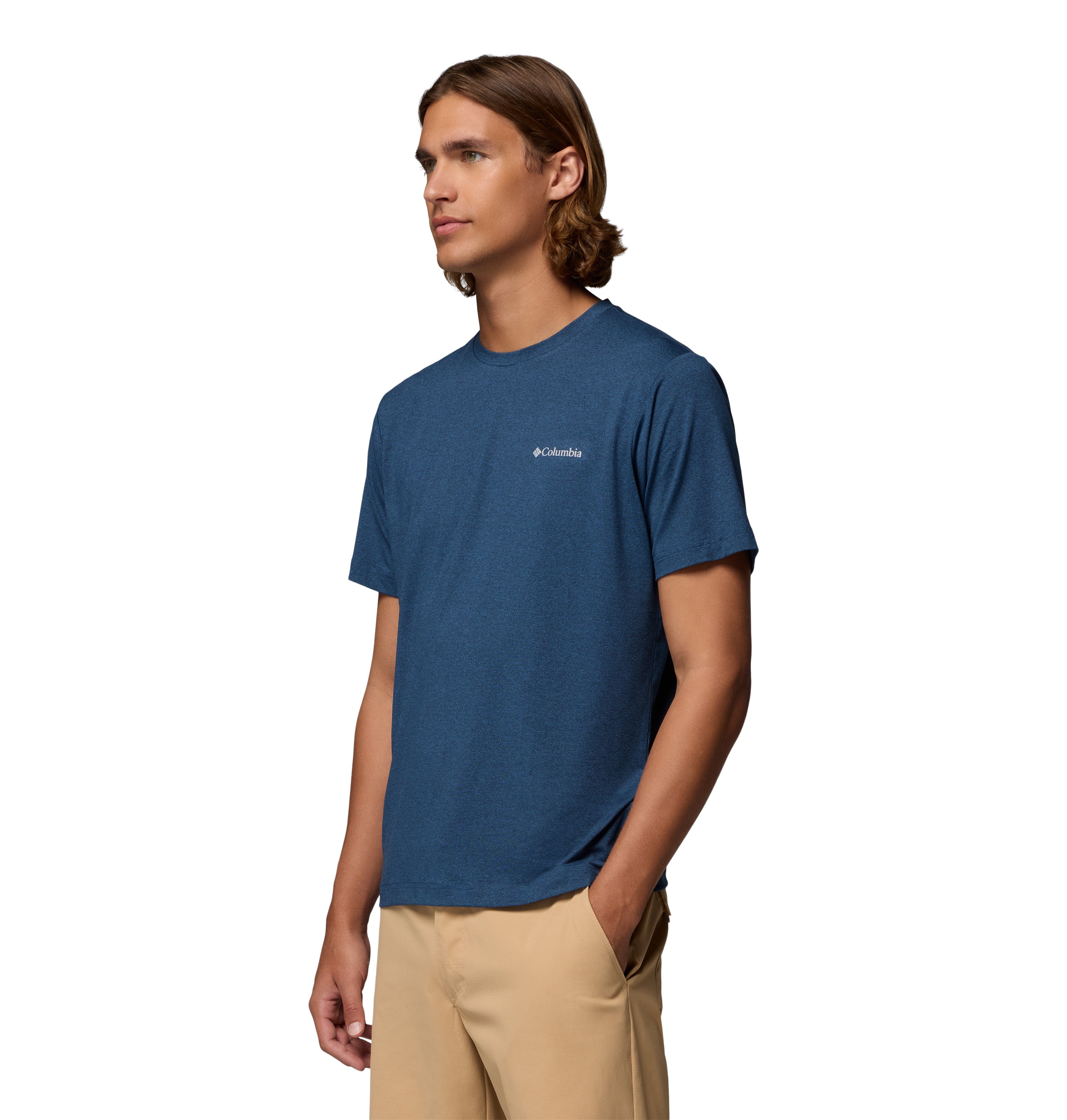 Playera de manga corta para hombre Columbia Tech Trail Crew Neck II